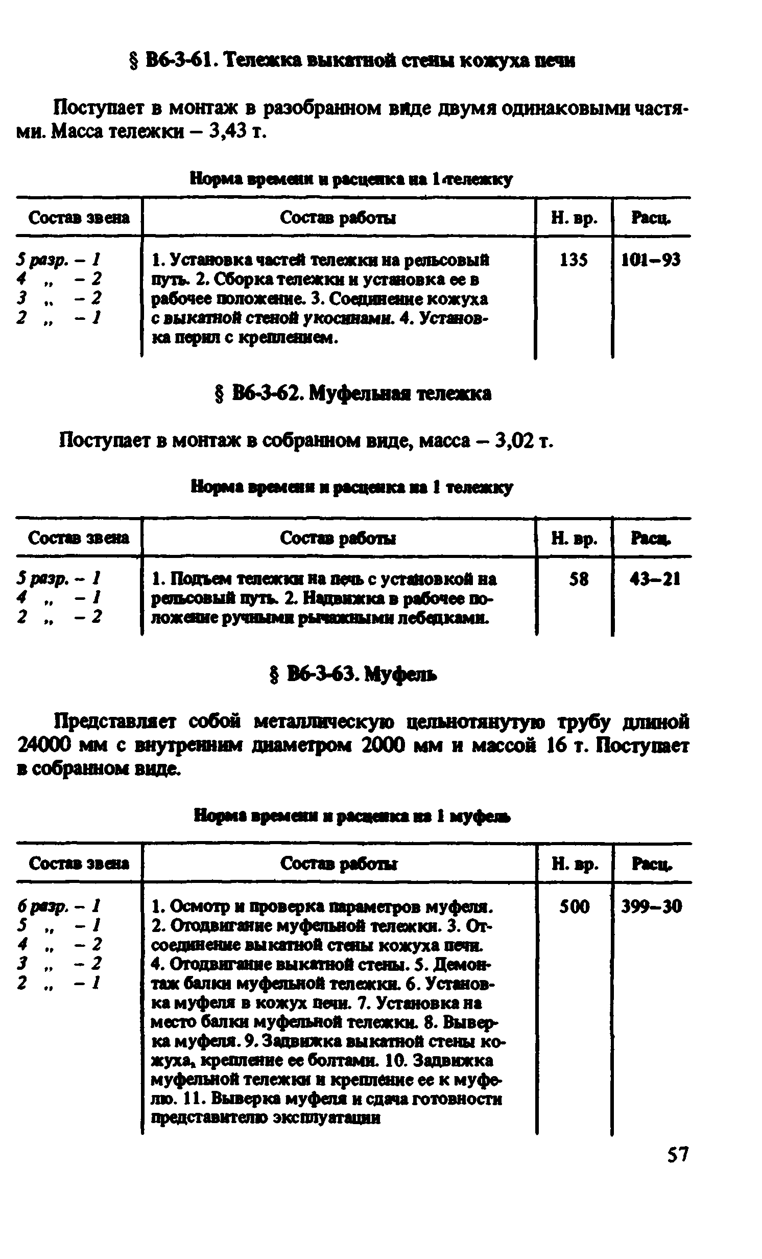 ВНиР В6-3