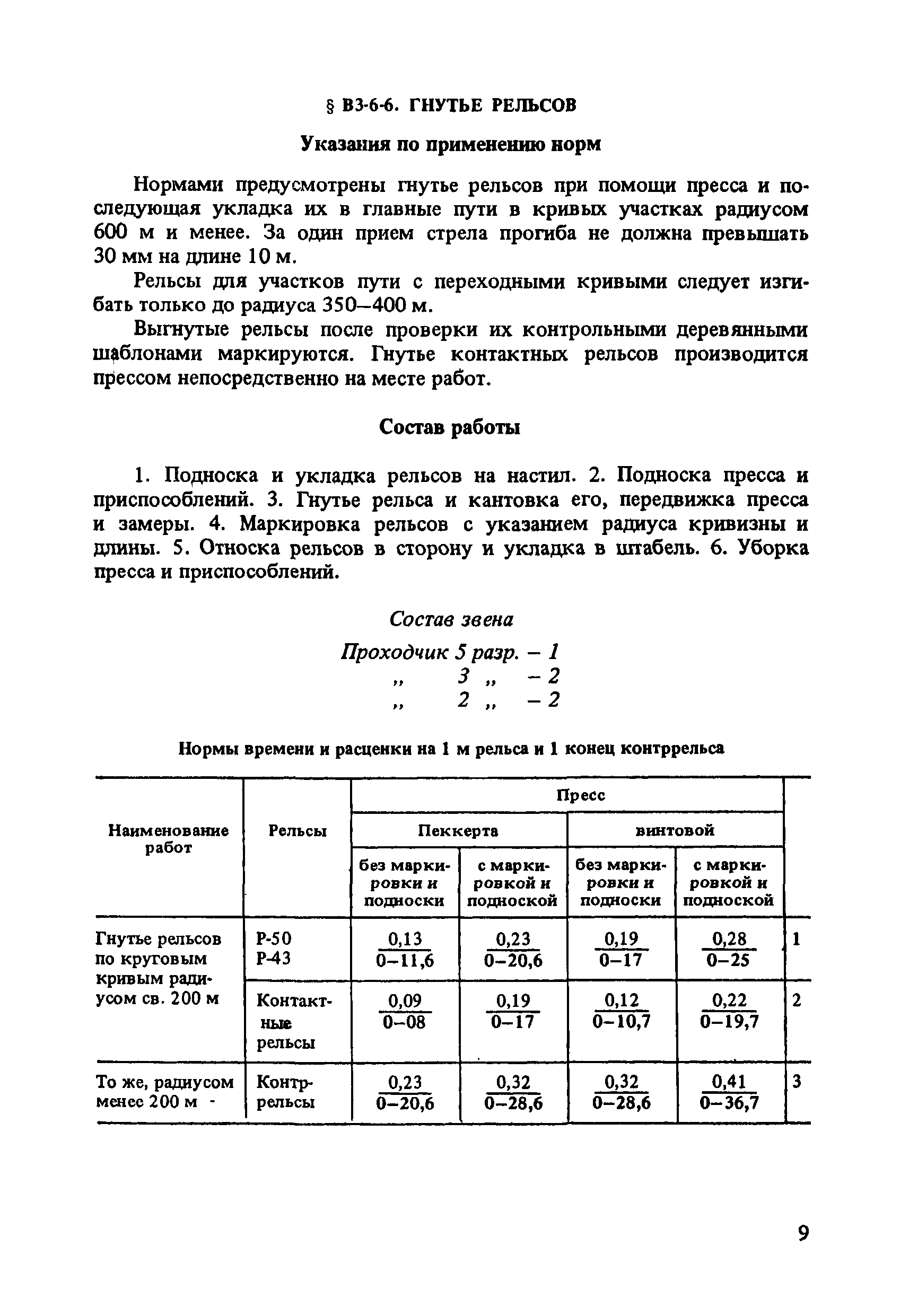 ВНиР В3-6