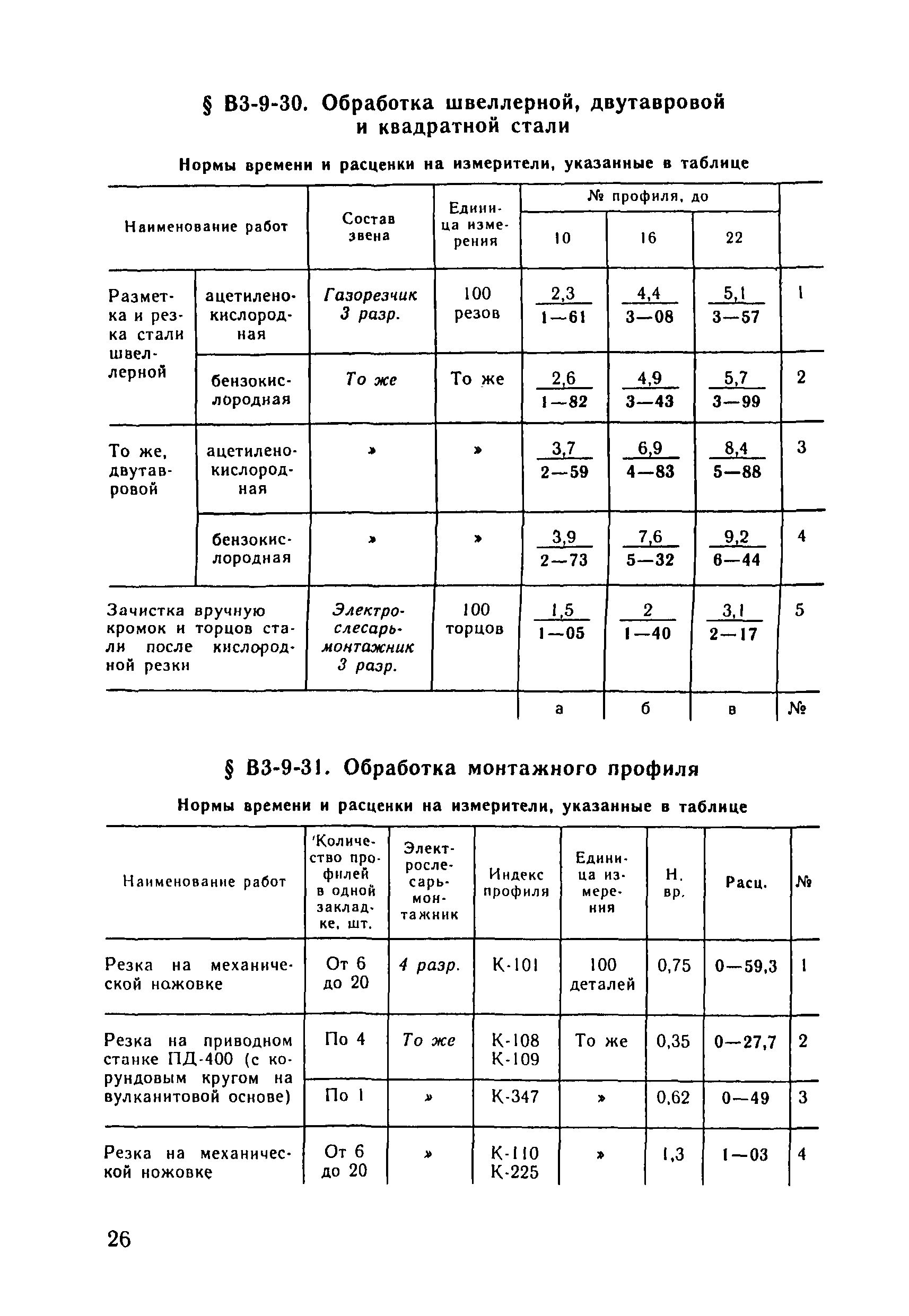 ВНиР В3-9