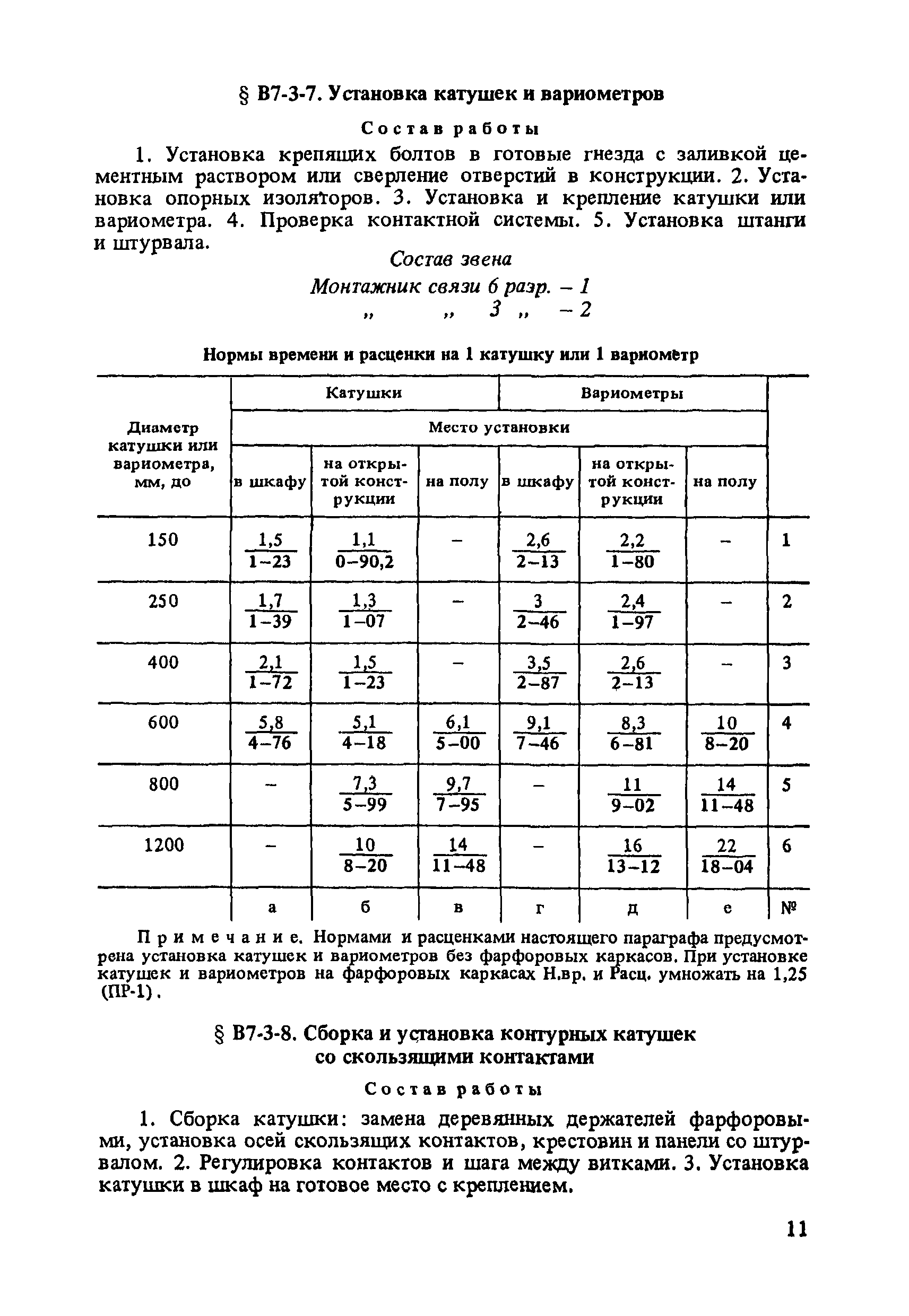 ВНиР В7-3