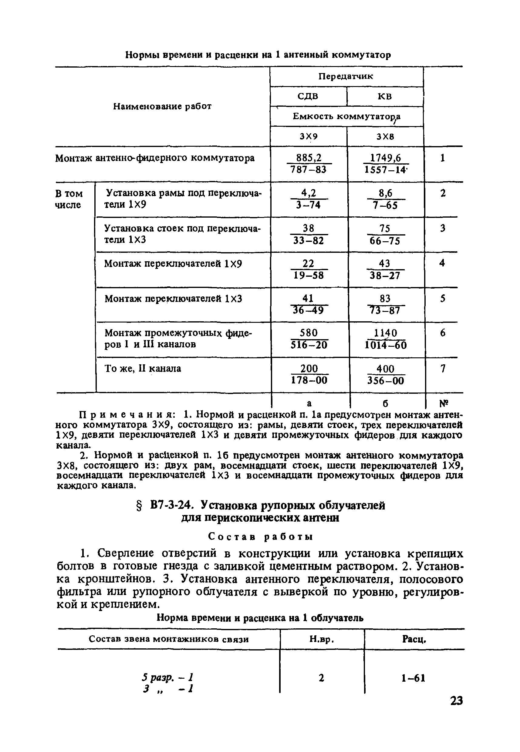 ВНиР В7-3