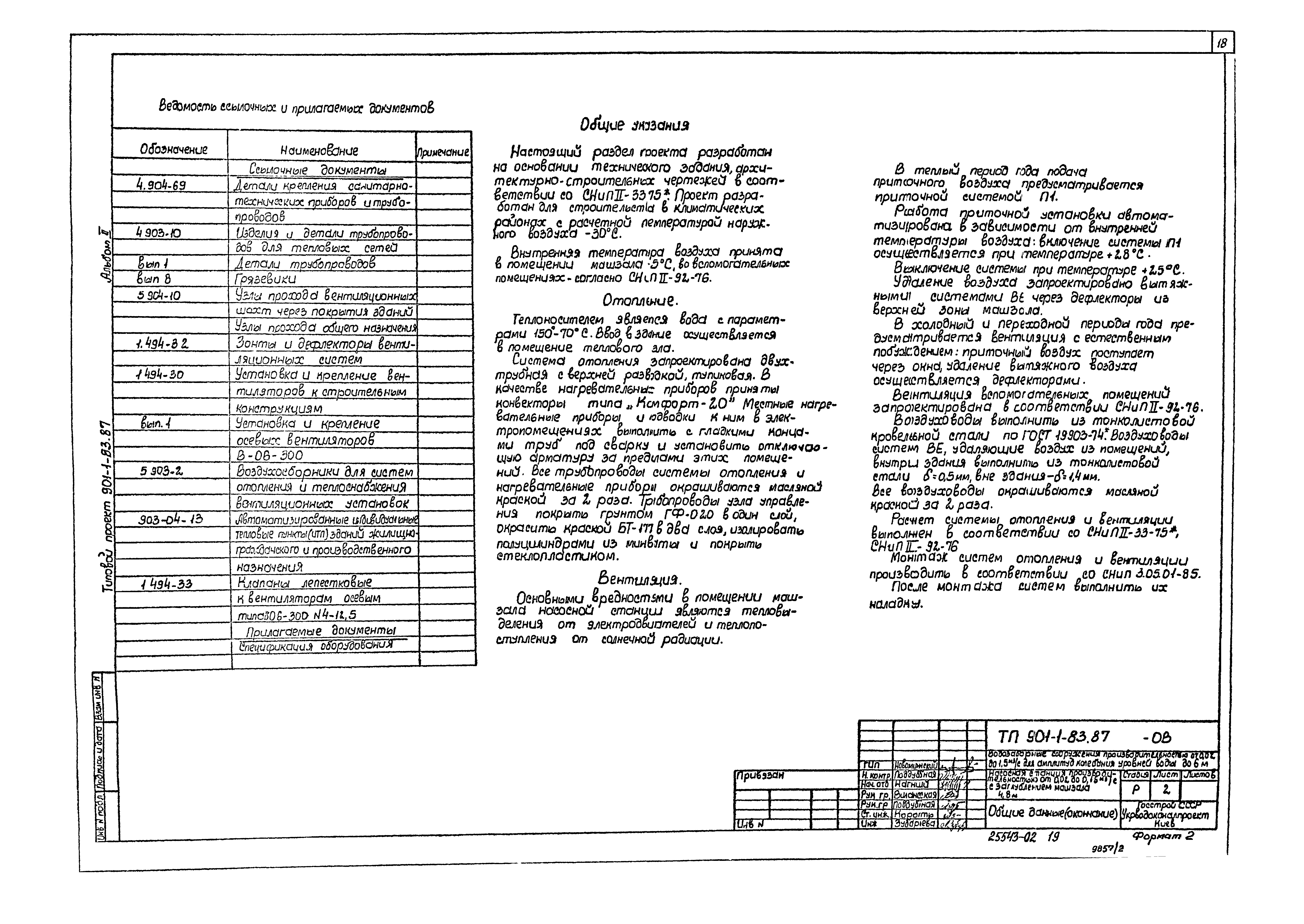 Типовой проект 901-1-82.87