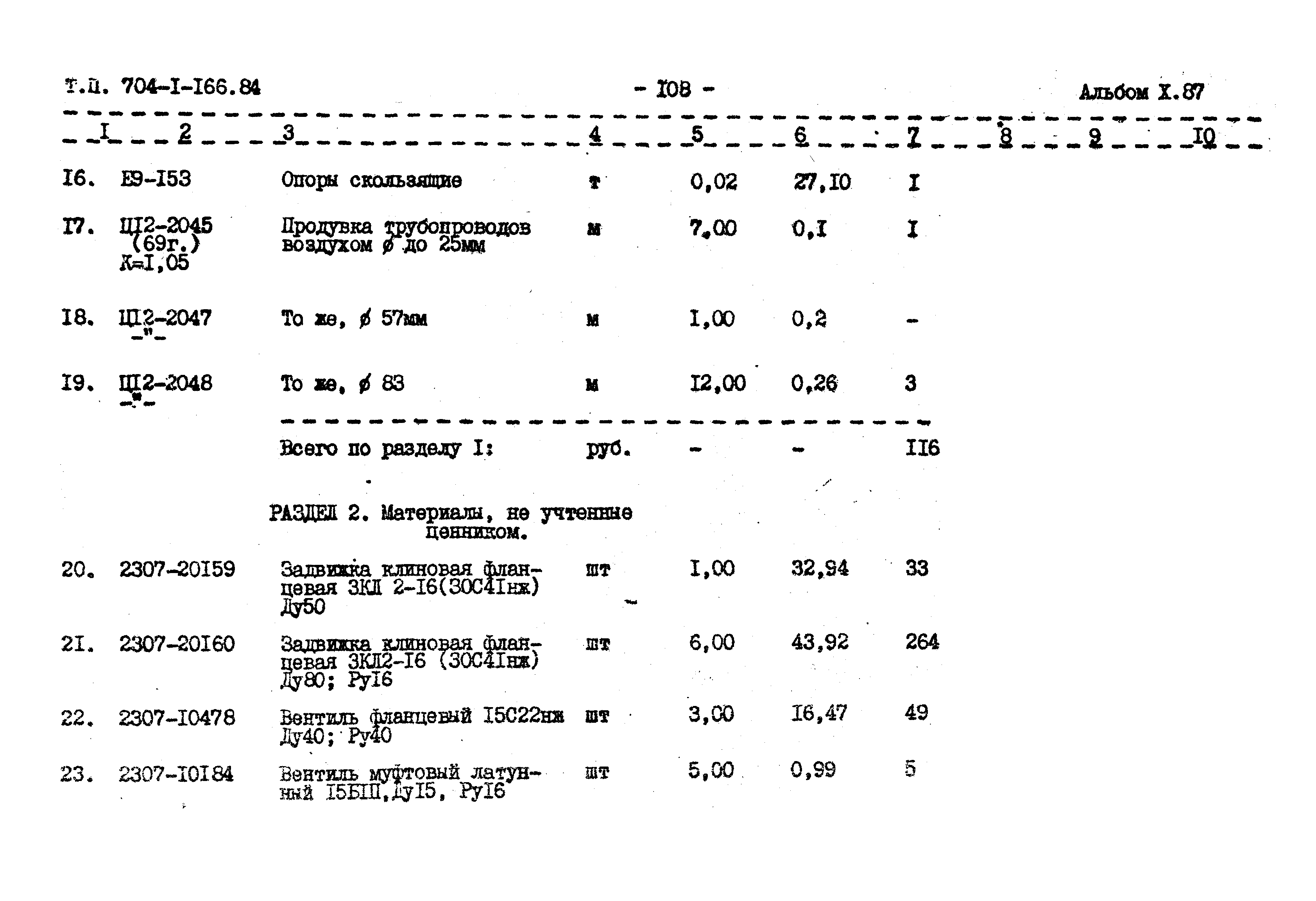 Типовой проект 704-1-166.84