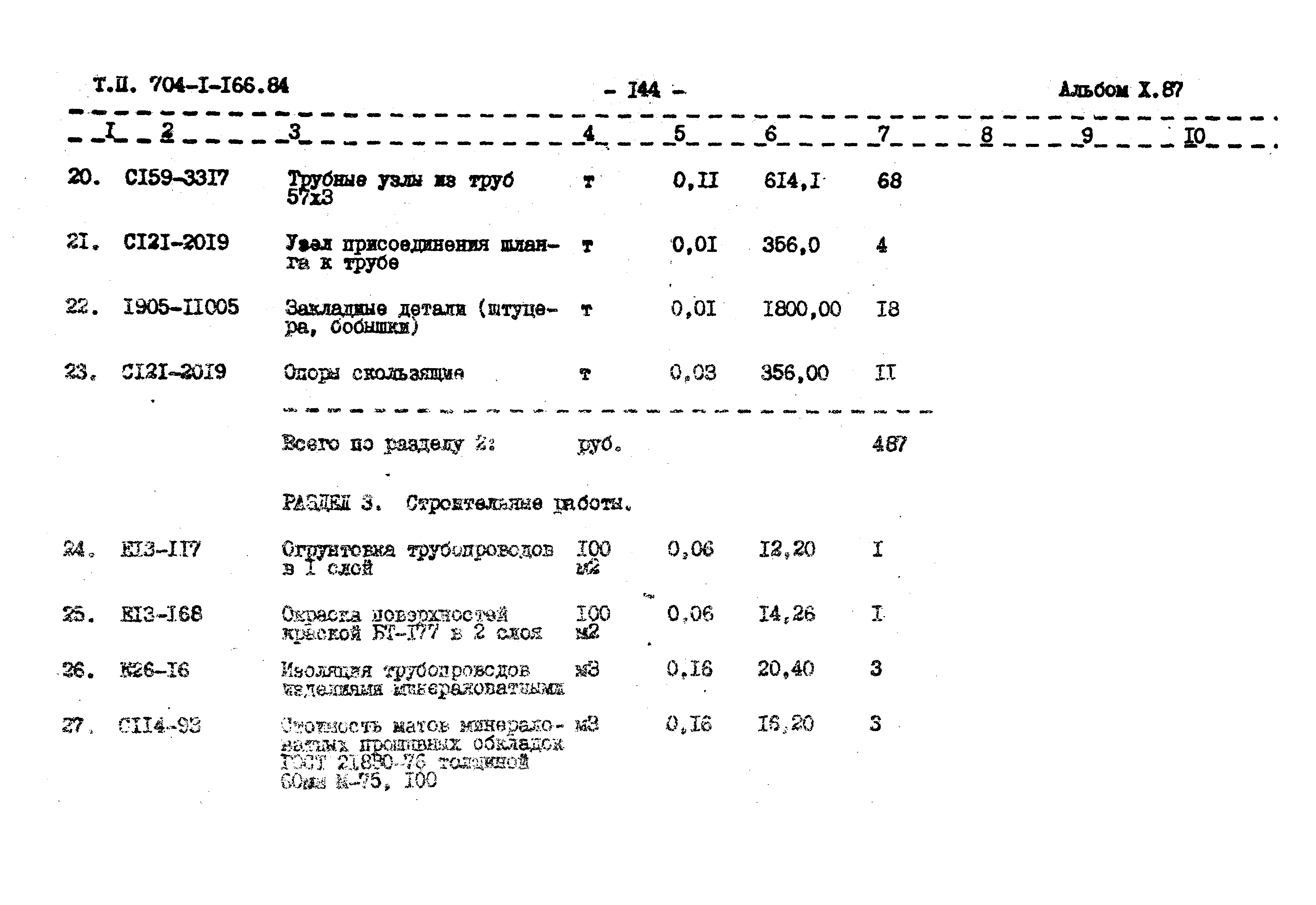 Типовой проект 704-1-166.84