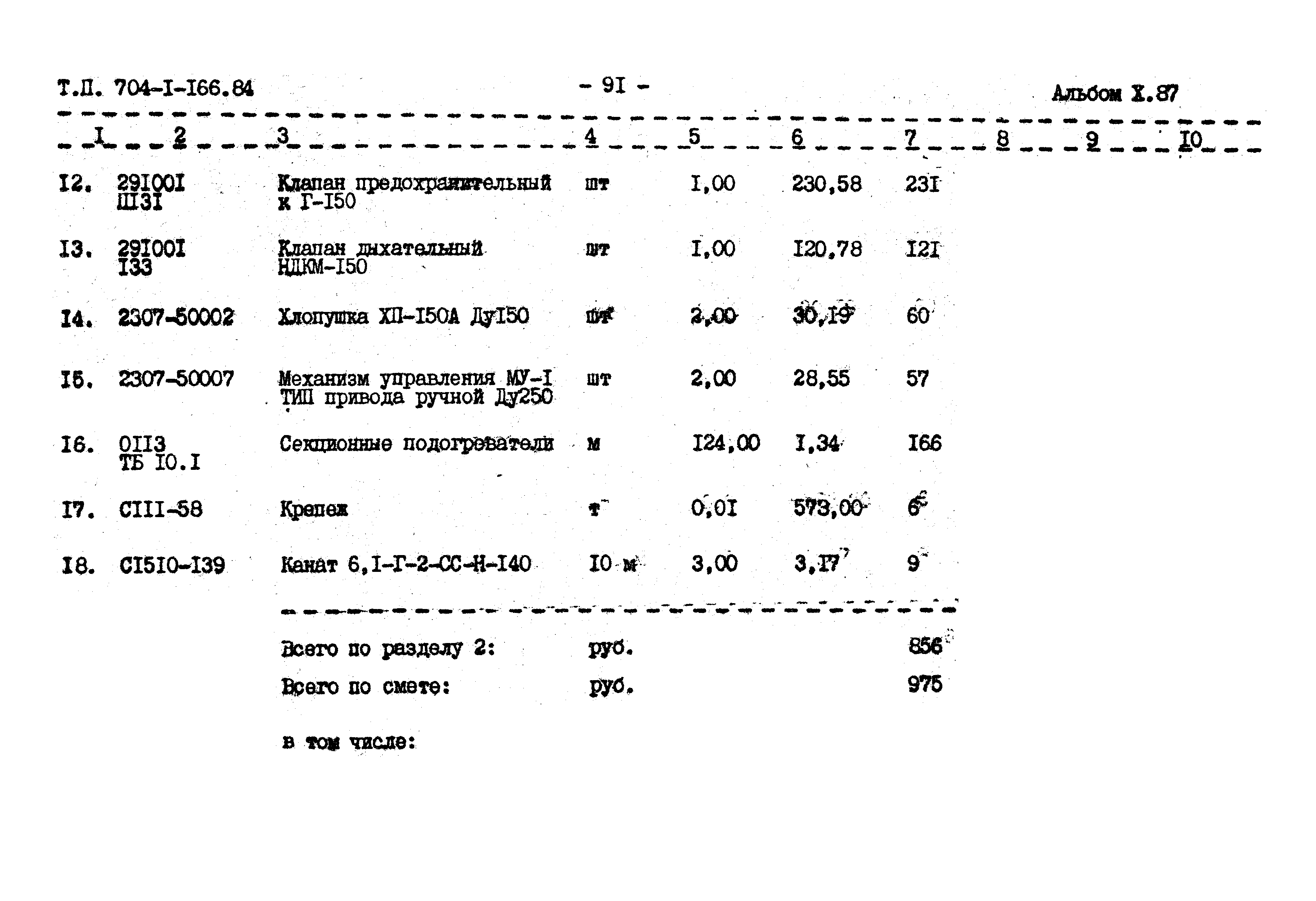 Типовой проект 704-1-166.84