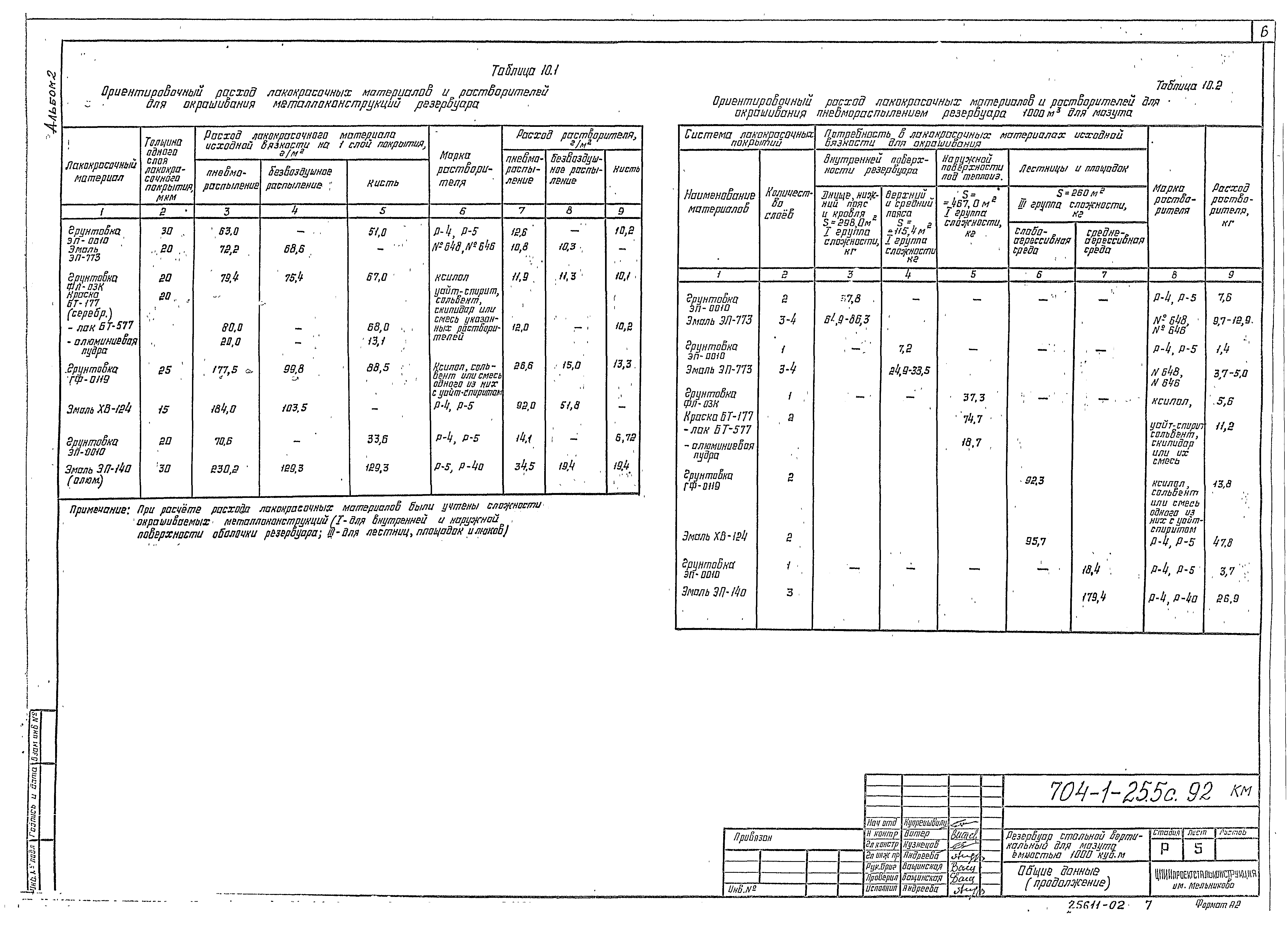 Типовой проект 704-1-255с.92