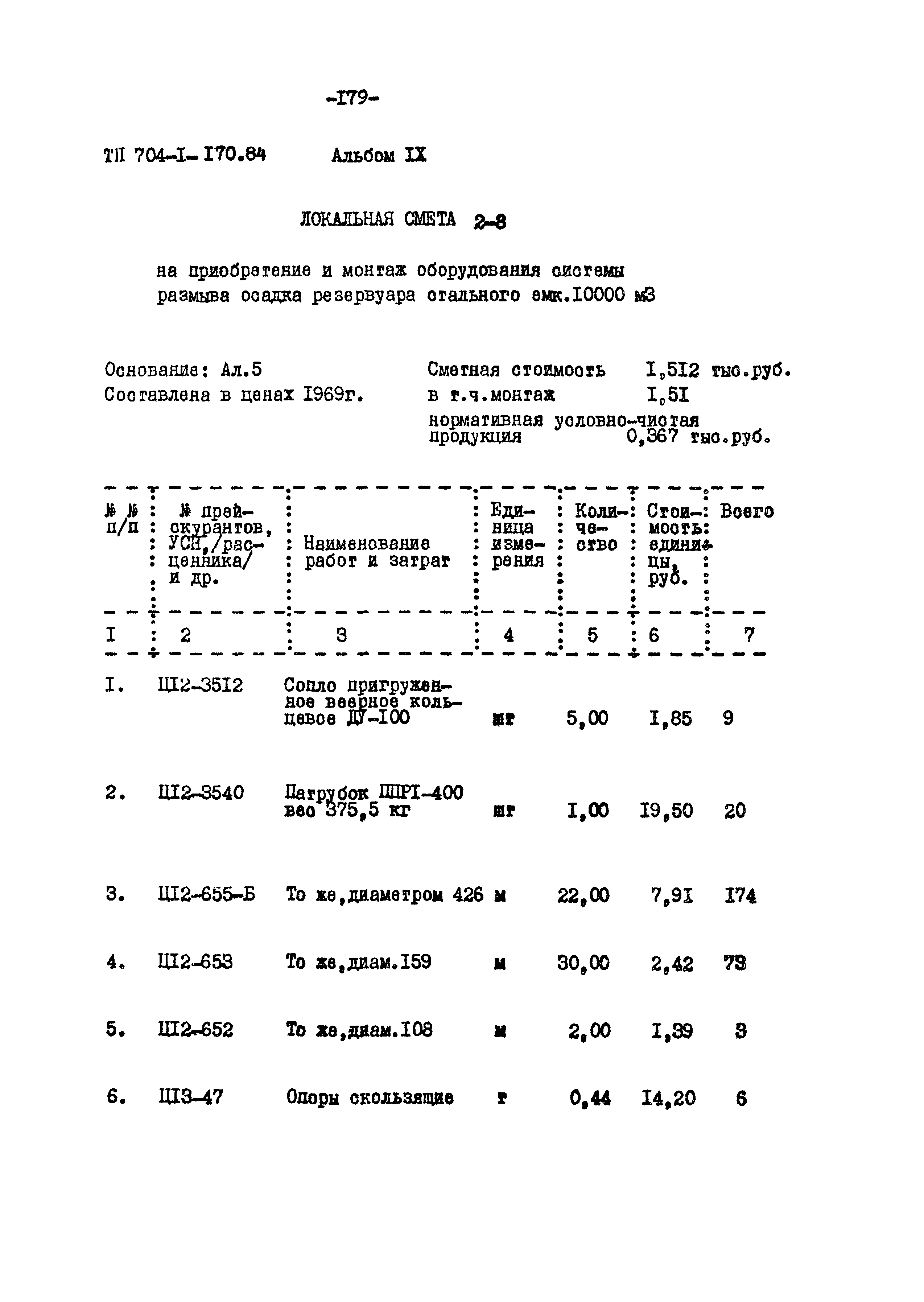 Типовой проект 704-1-170.84