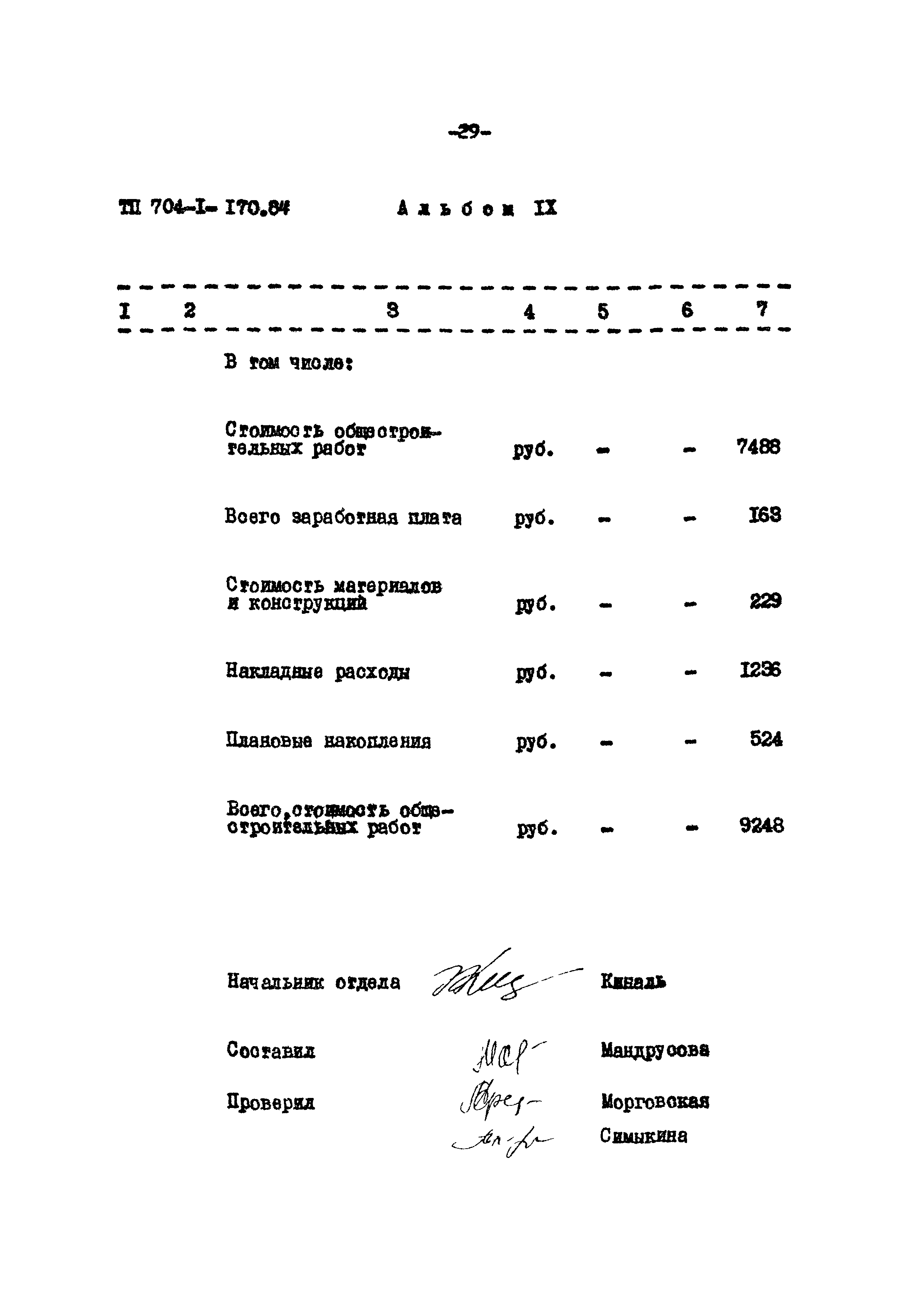 Типовой проект 704-1-170.84