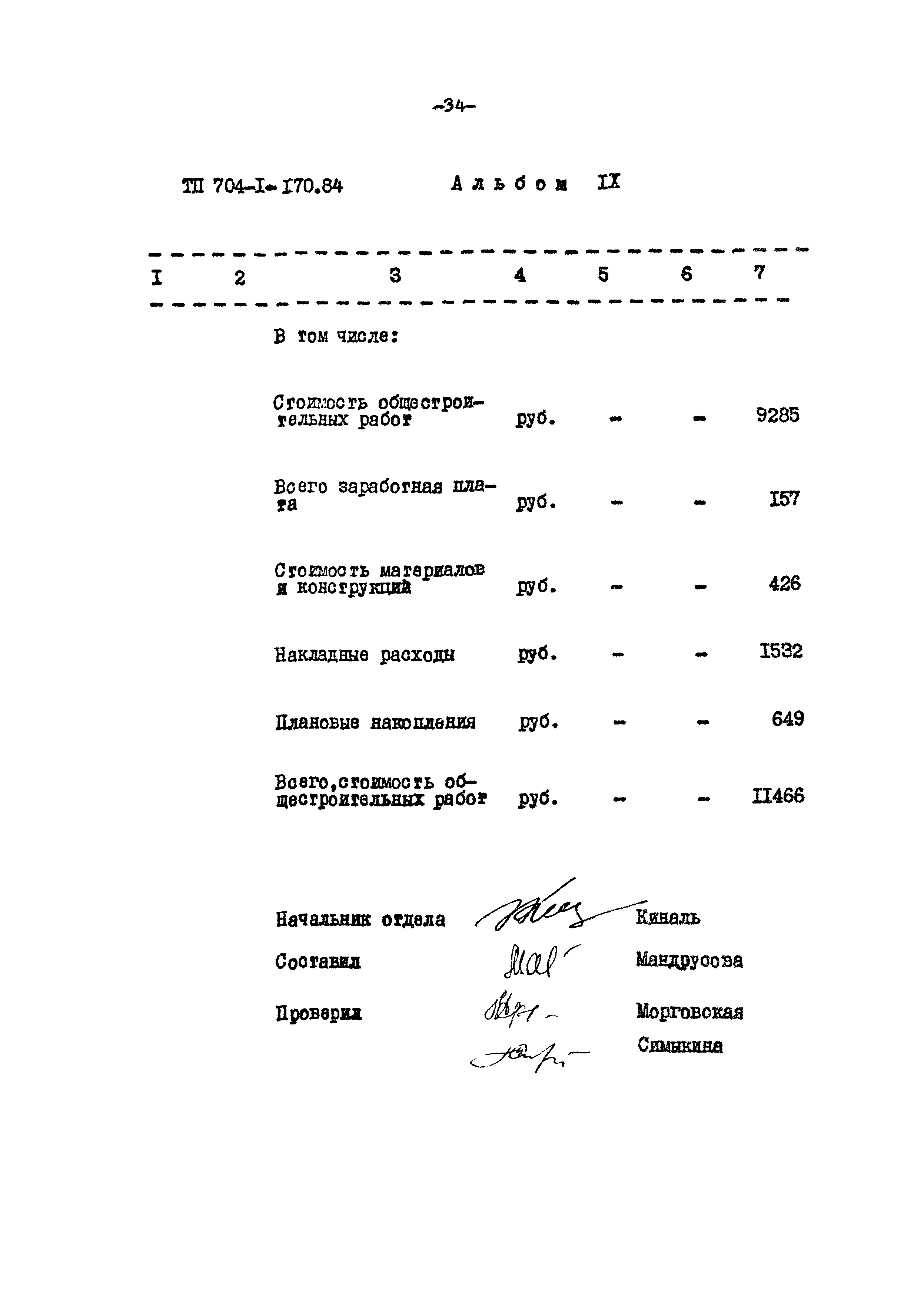 Типовой проект 704-1-170.84