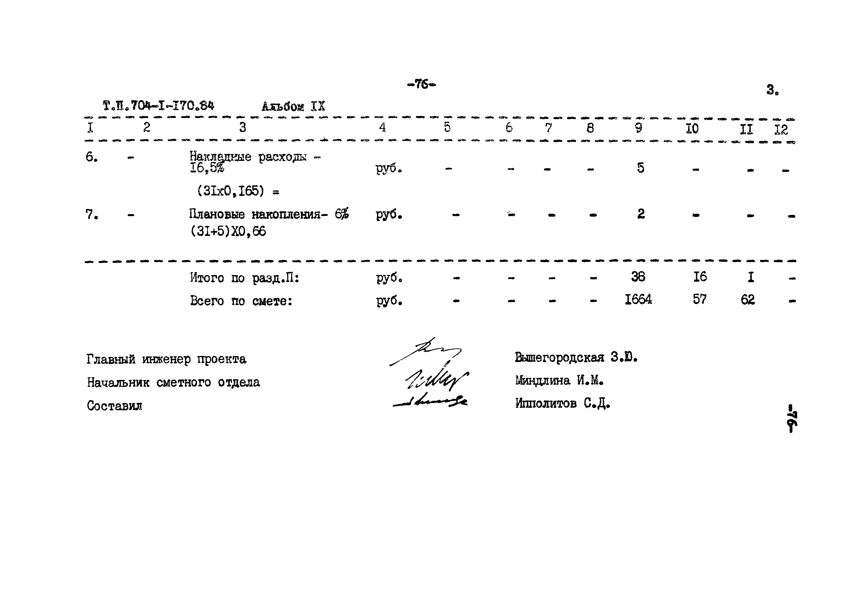 Типовой проект 704-1-170.84