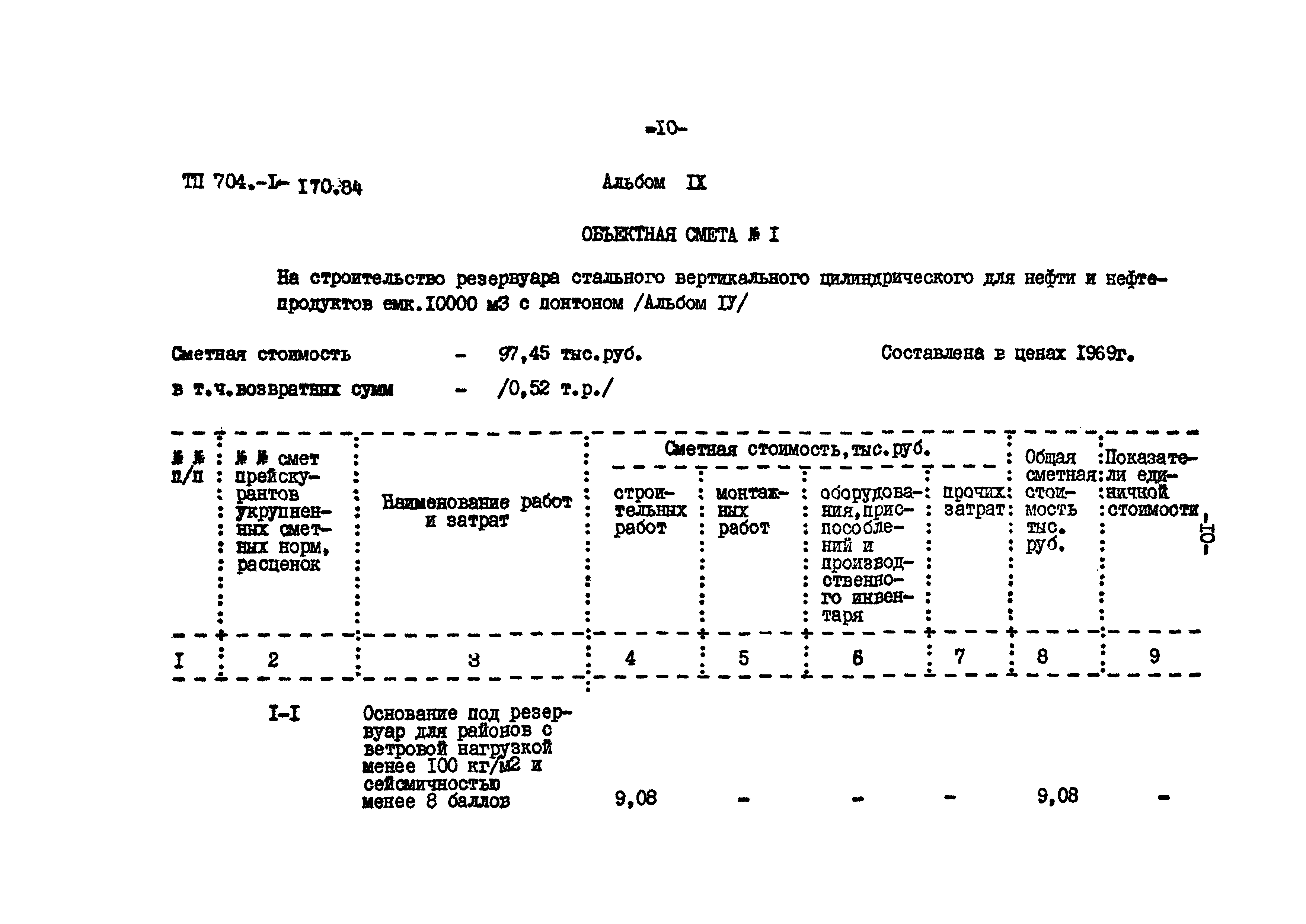 Типовой проект 704-1-170.84