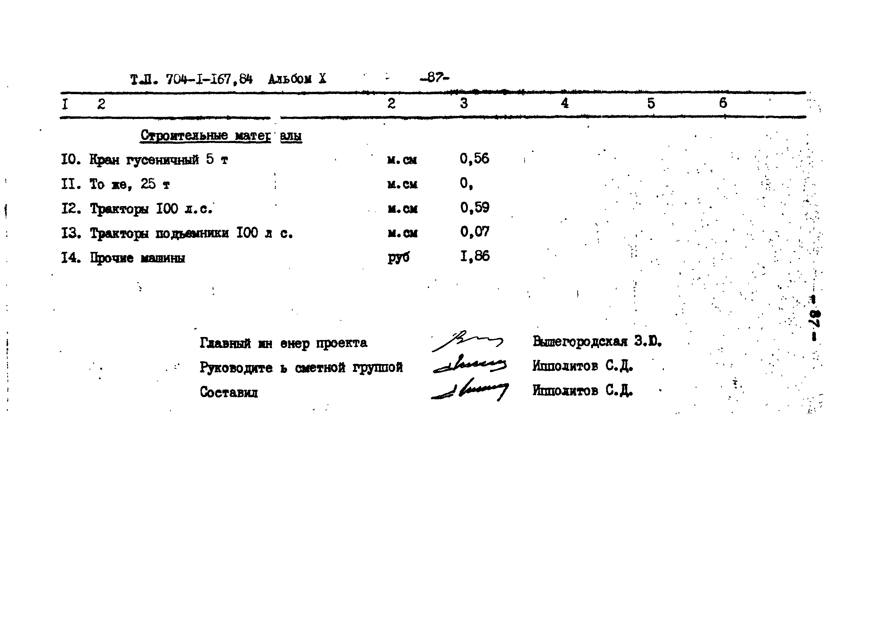 Типовой проект 704-1-167.84