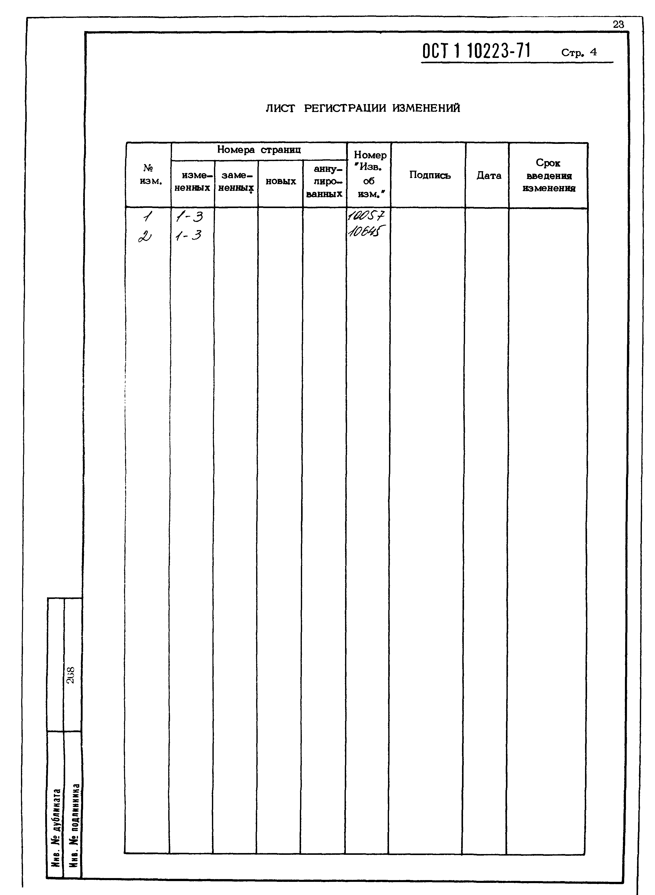 ОСТ 1 10223-71