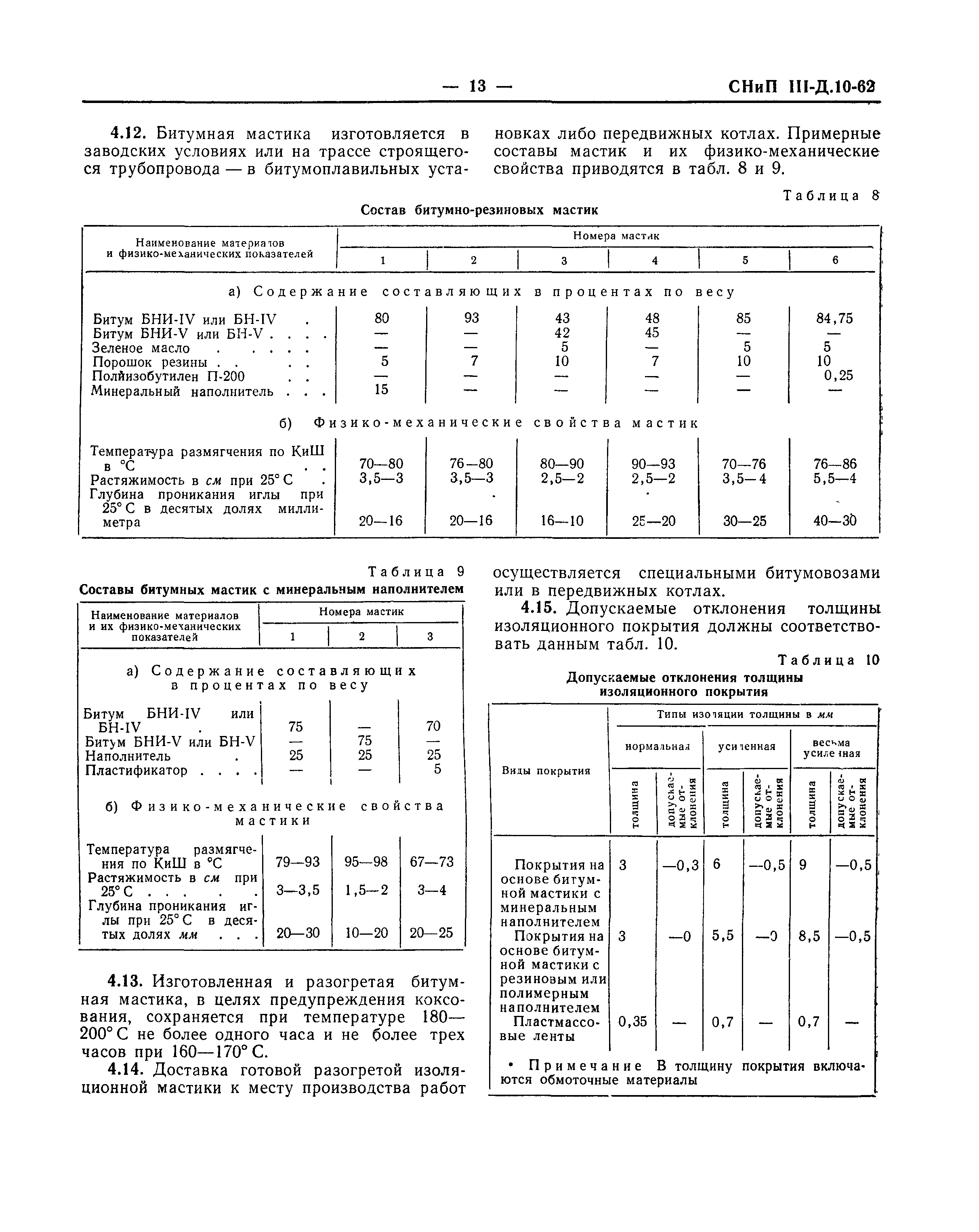 СНиП III-Д.10-62