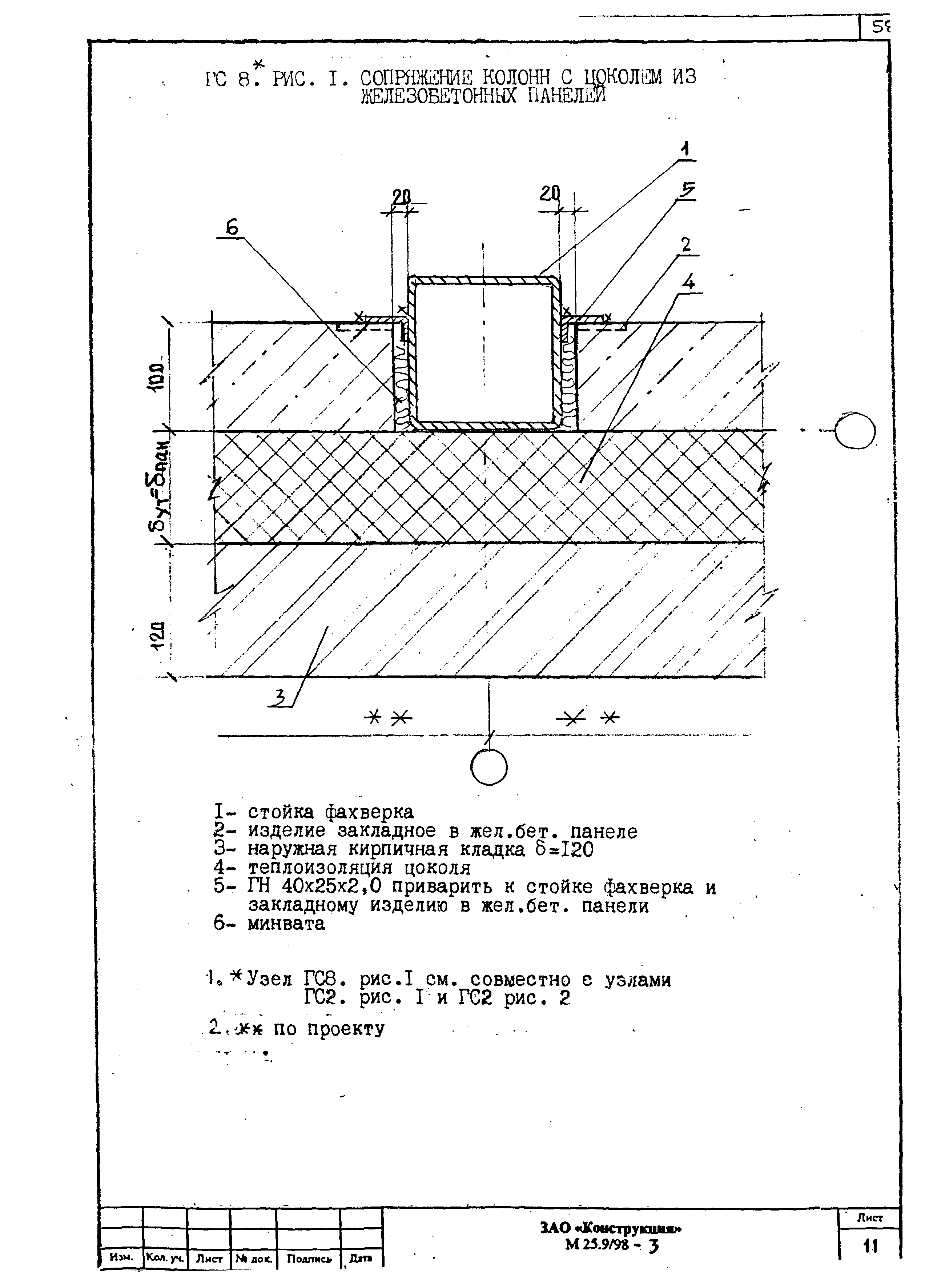 Шифр М25.9/98