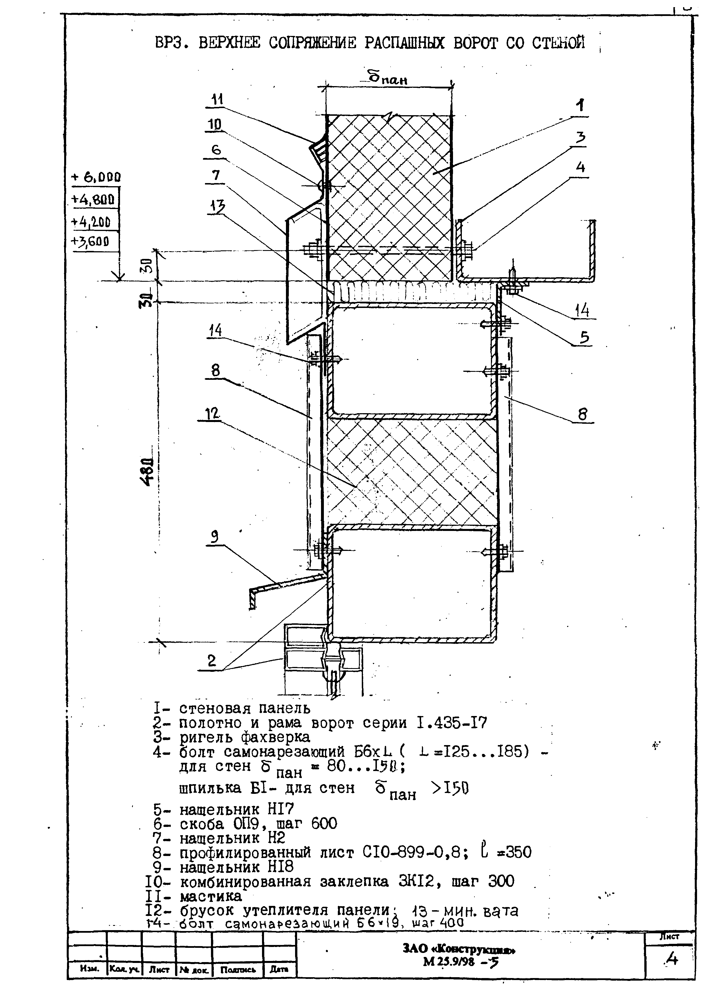 Шифр М25.9/98