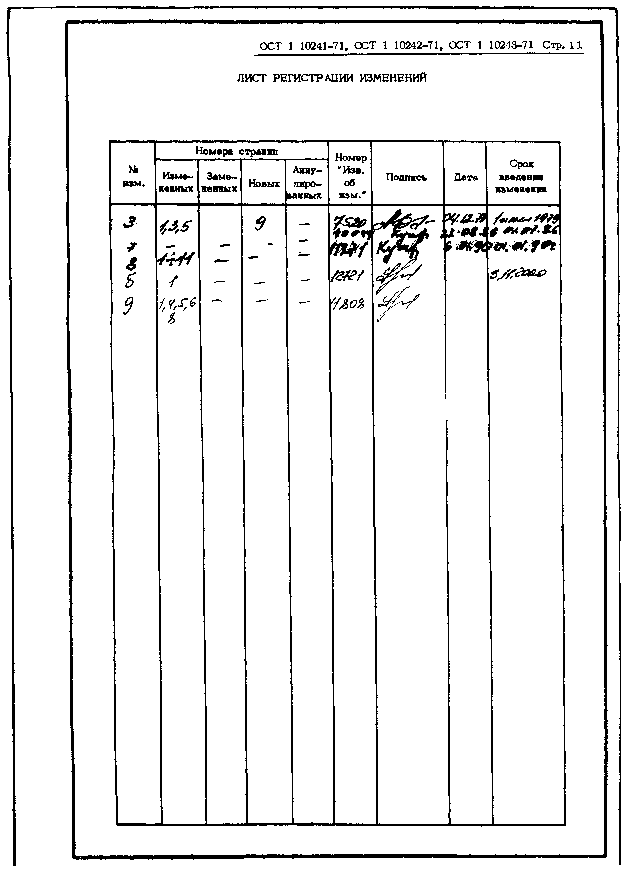 ОСТ 1 10241-71