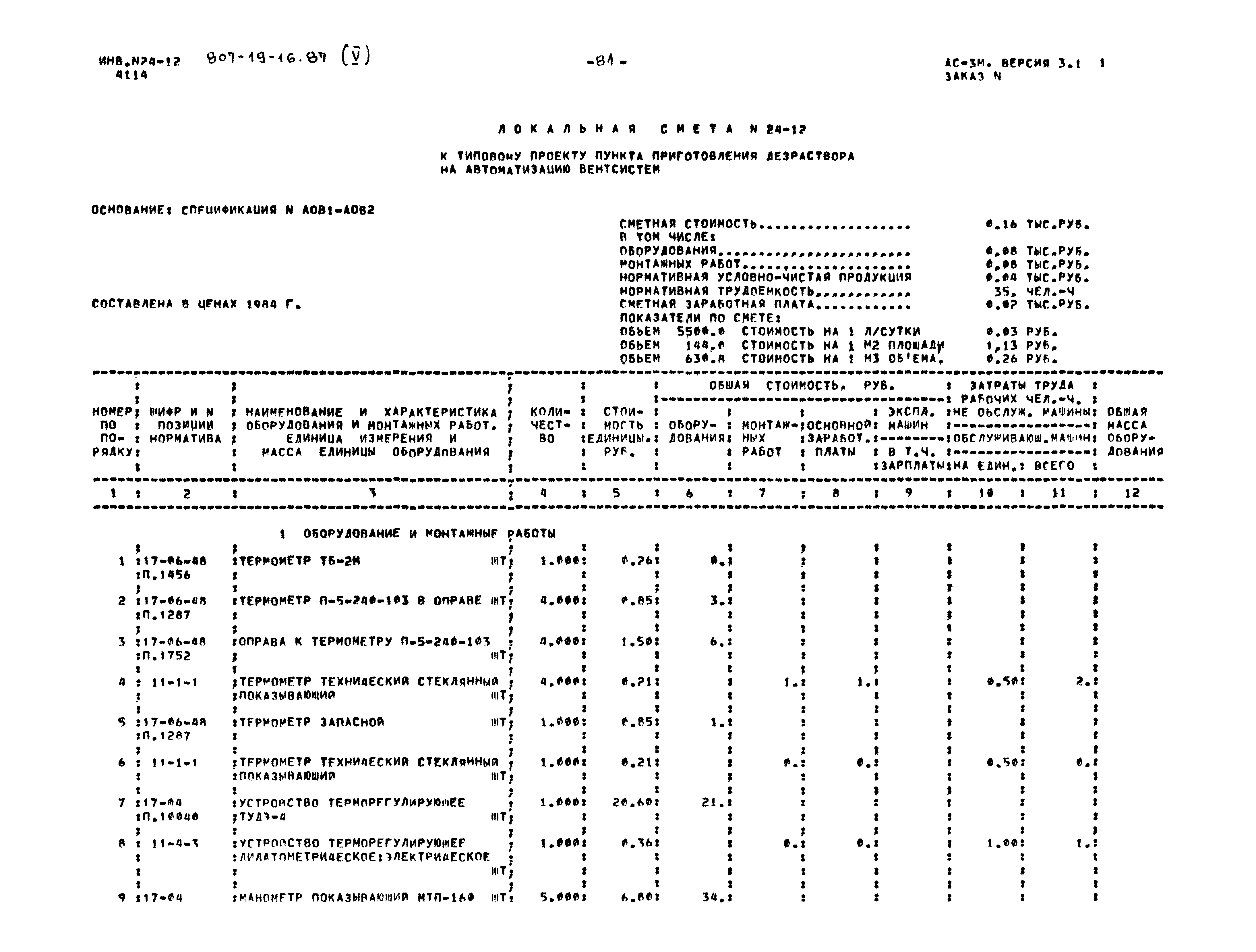 Типовой проект 807-19-16.87