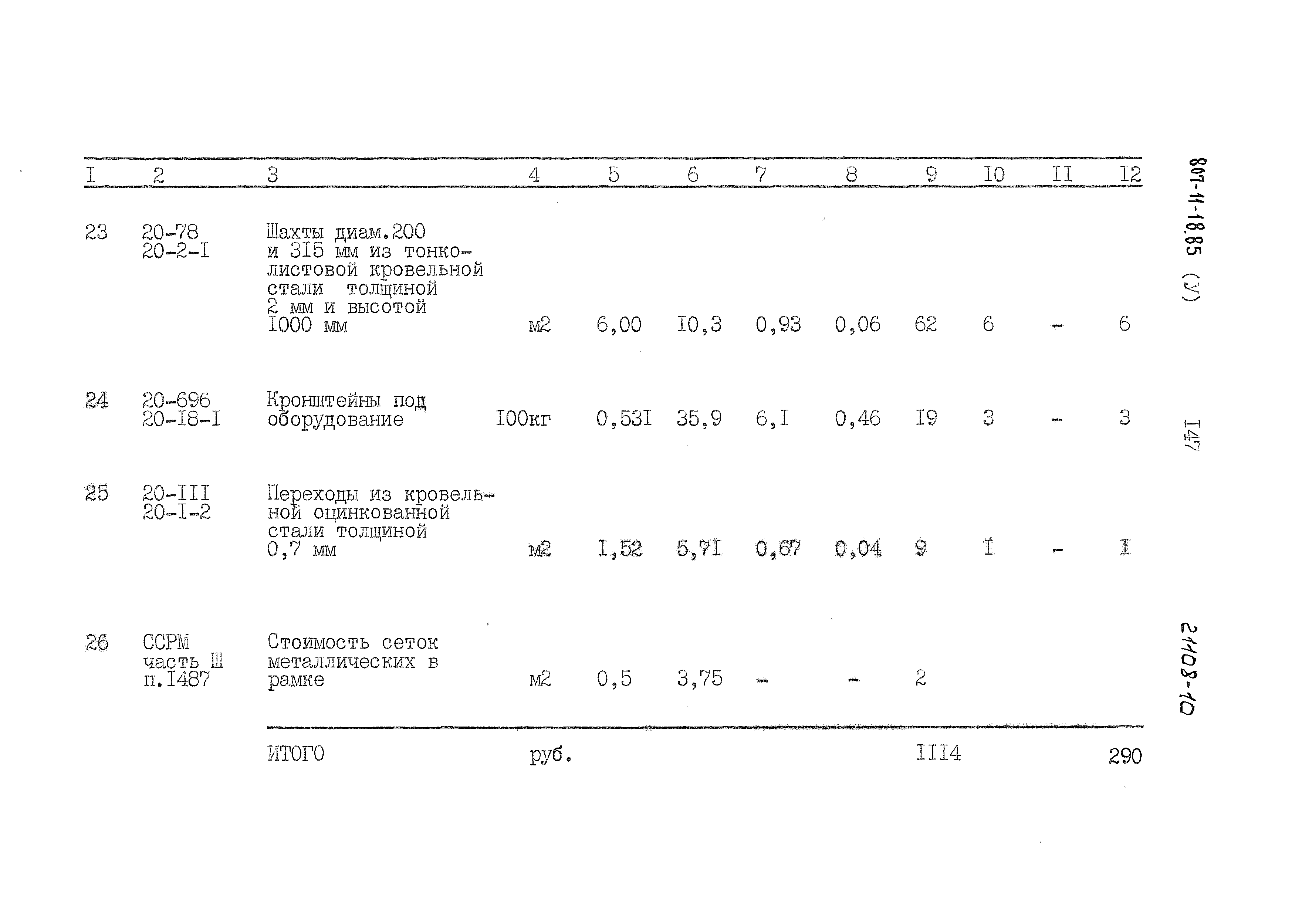 Типовой проект 807-11-18.85