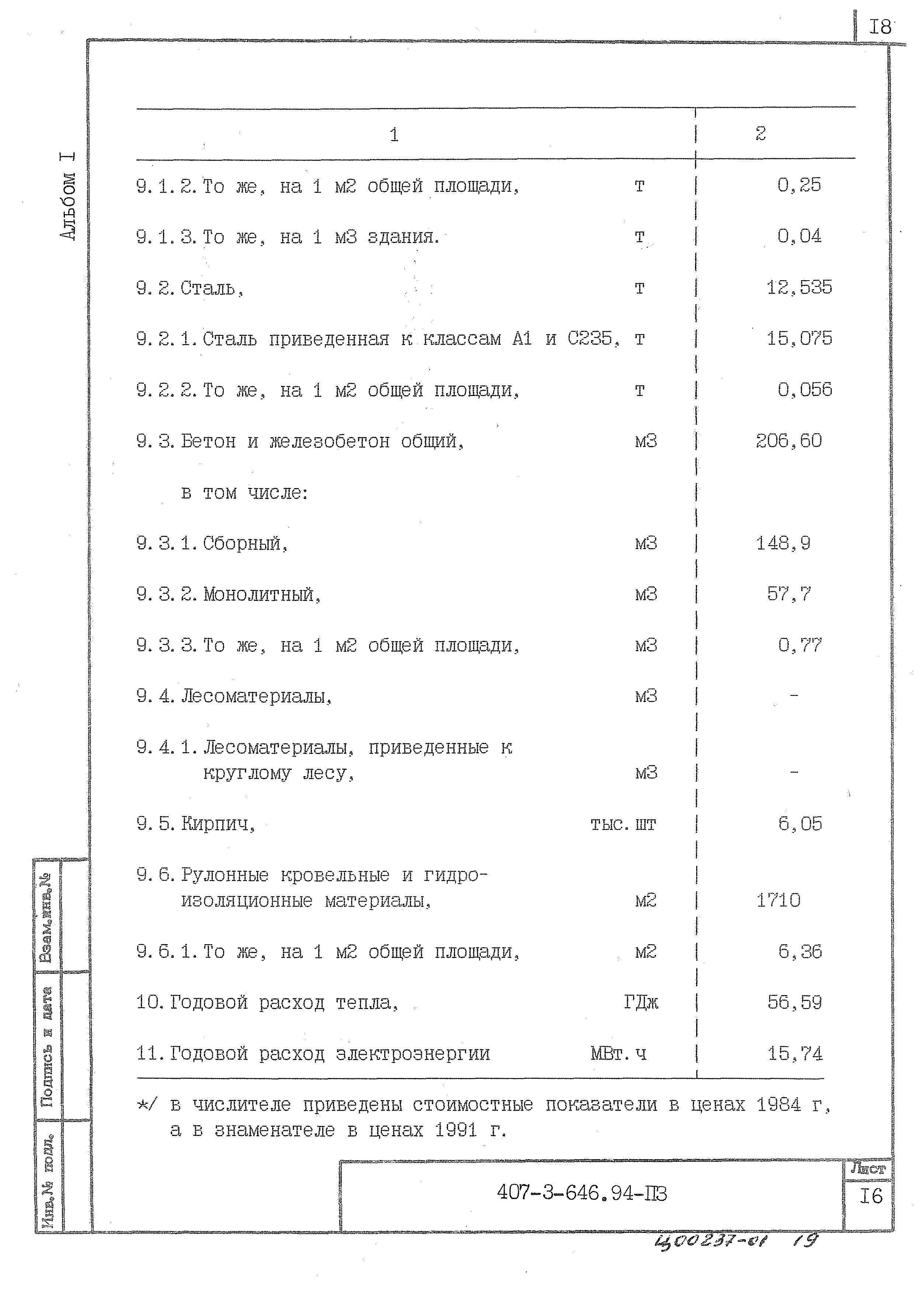 Типовой проект 407-3-646.94