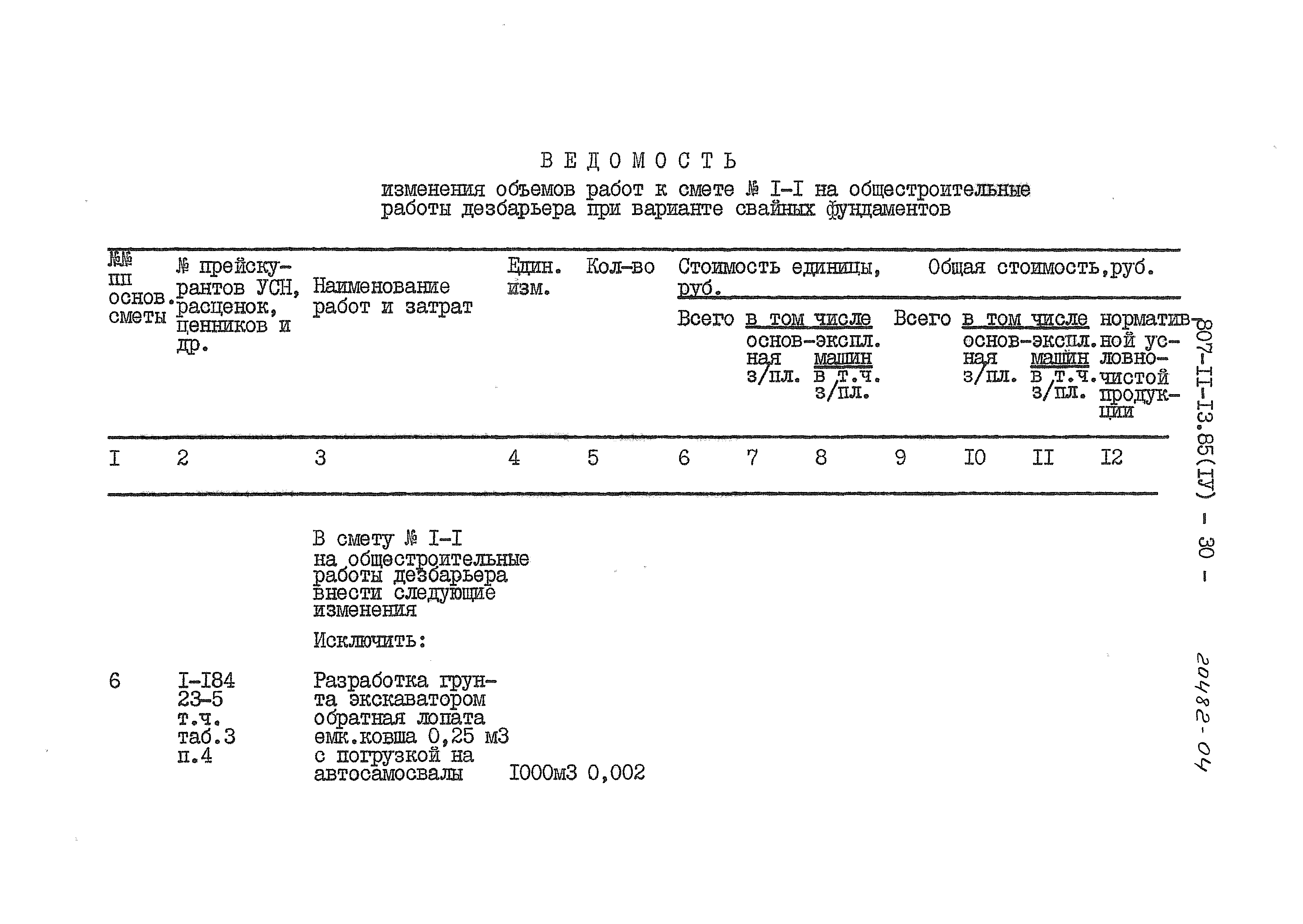 Типовой проект 807-11-13.85