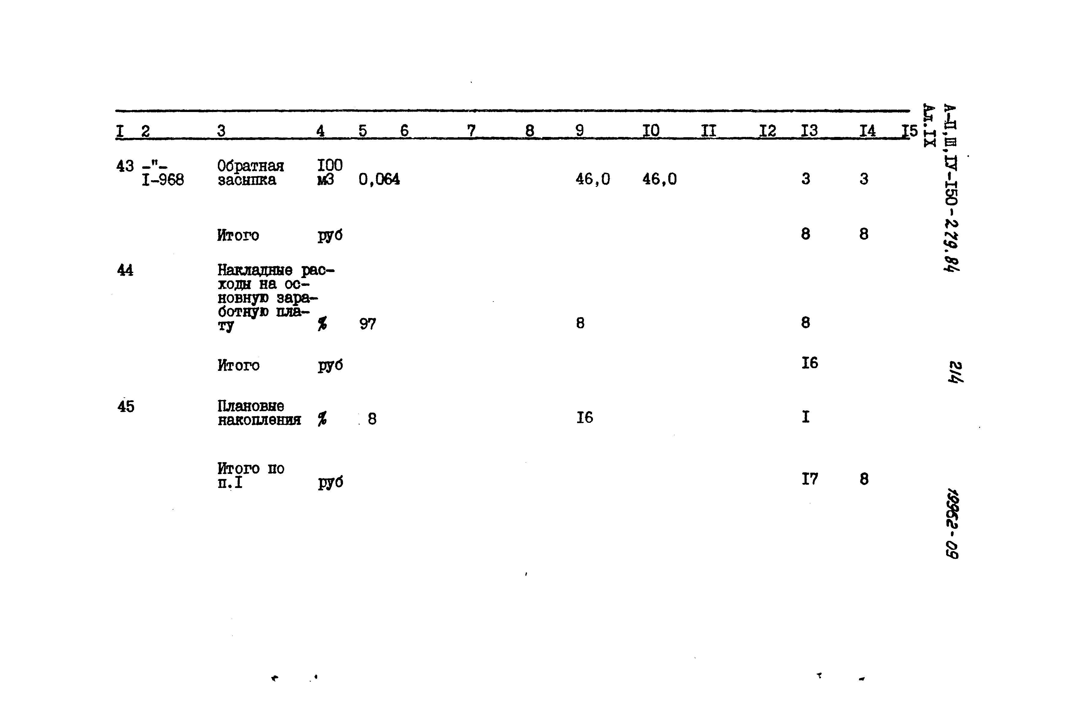 Типовой проект A-II,III,IV-150-279.84