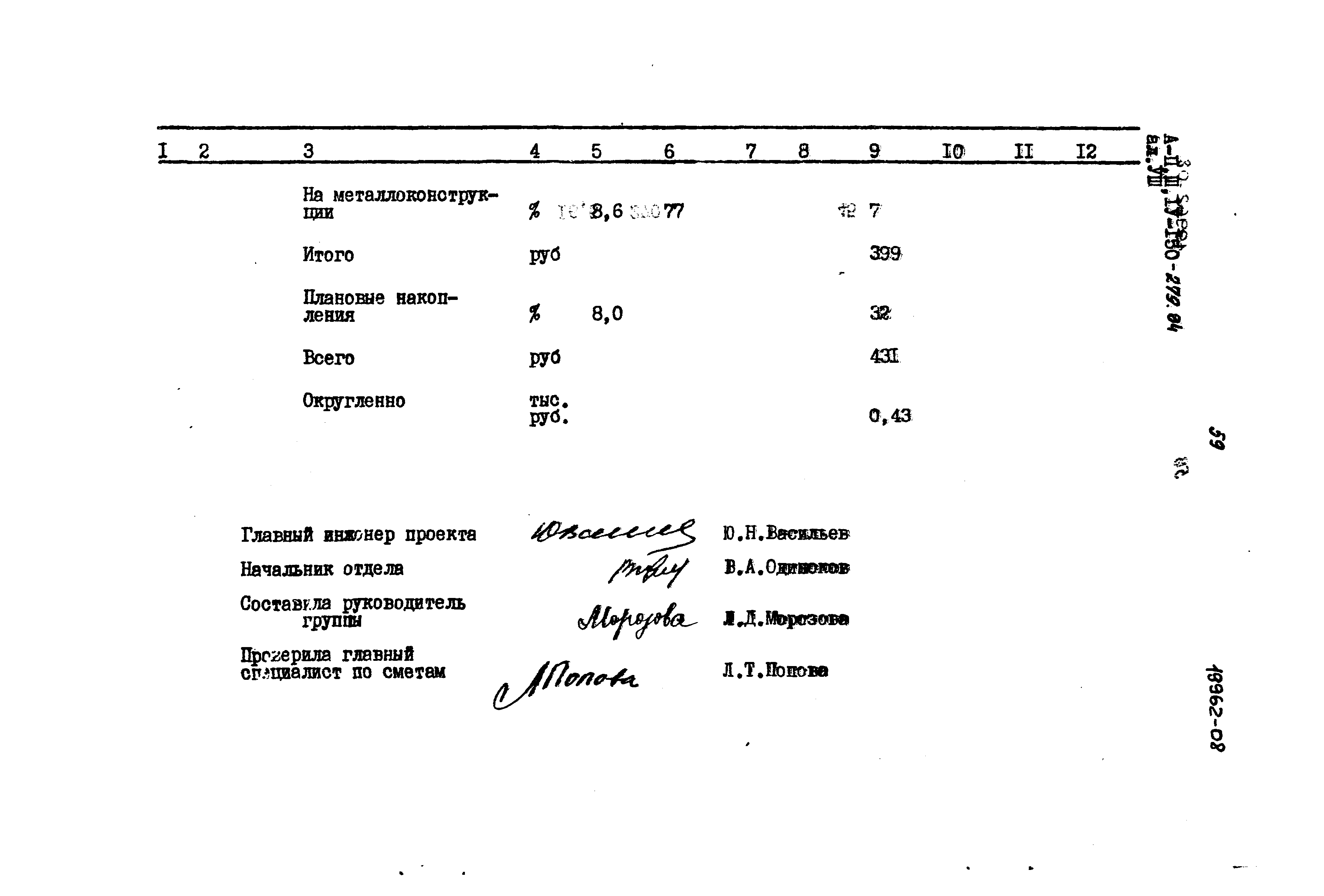 Типовой проект A-II,III,IV-150-279.84