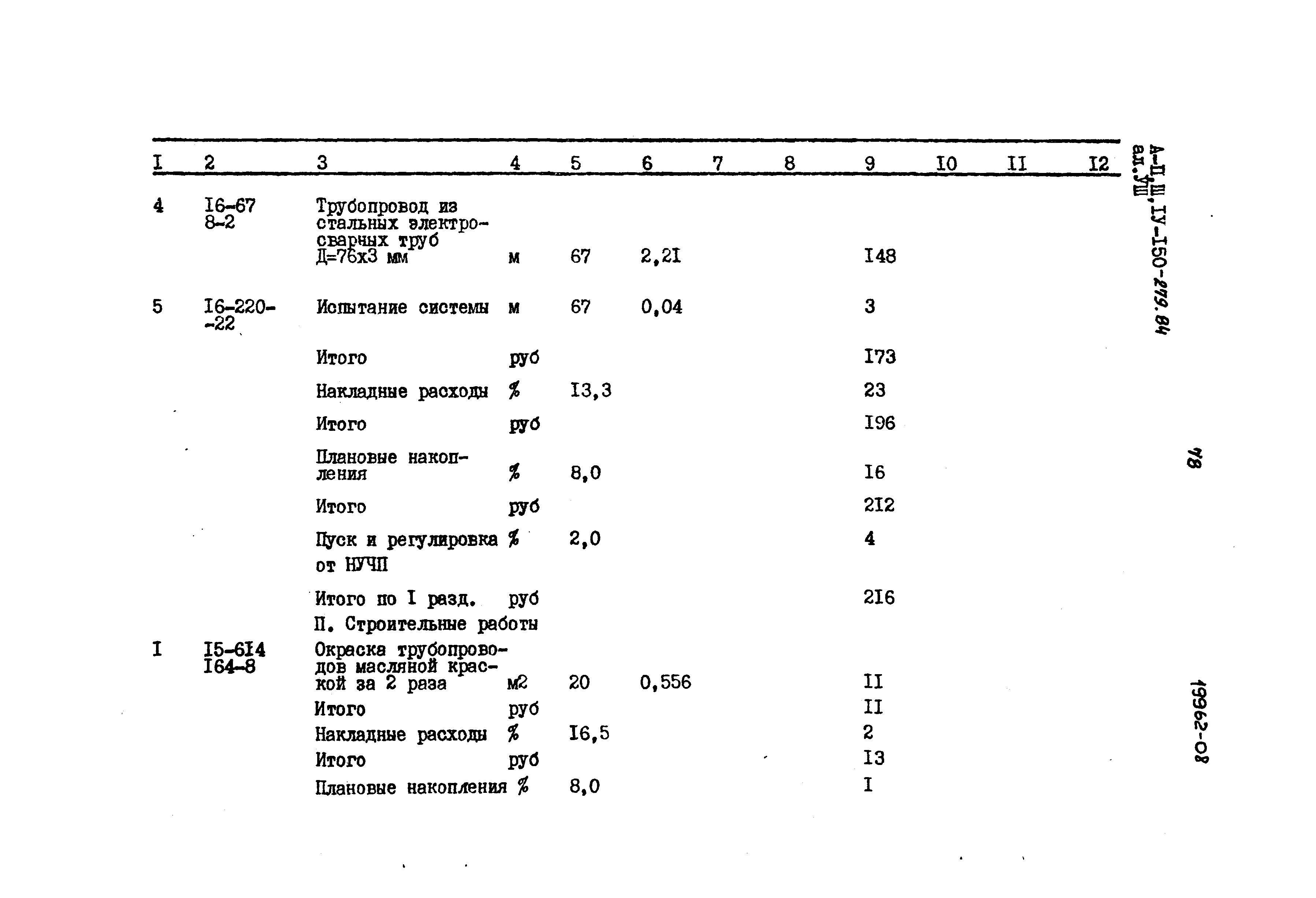 Типовой проект A-II,III,IV-150-279.84