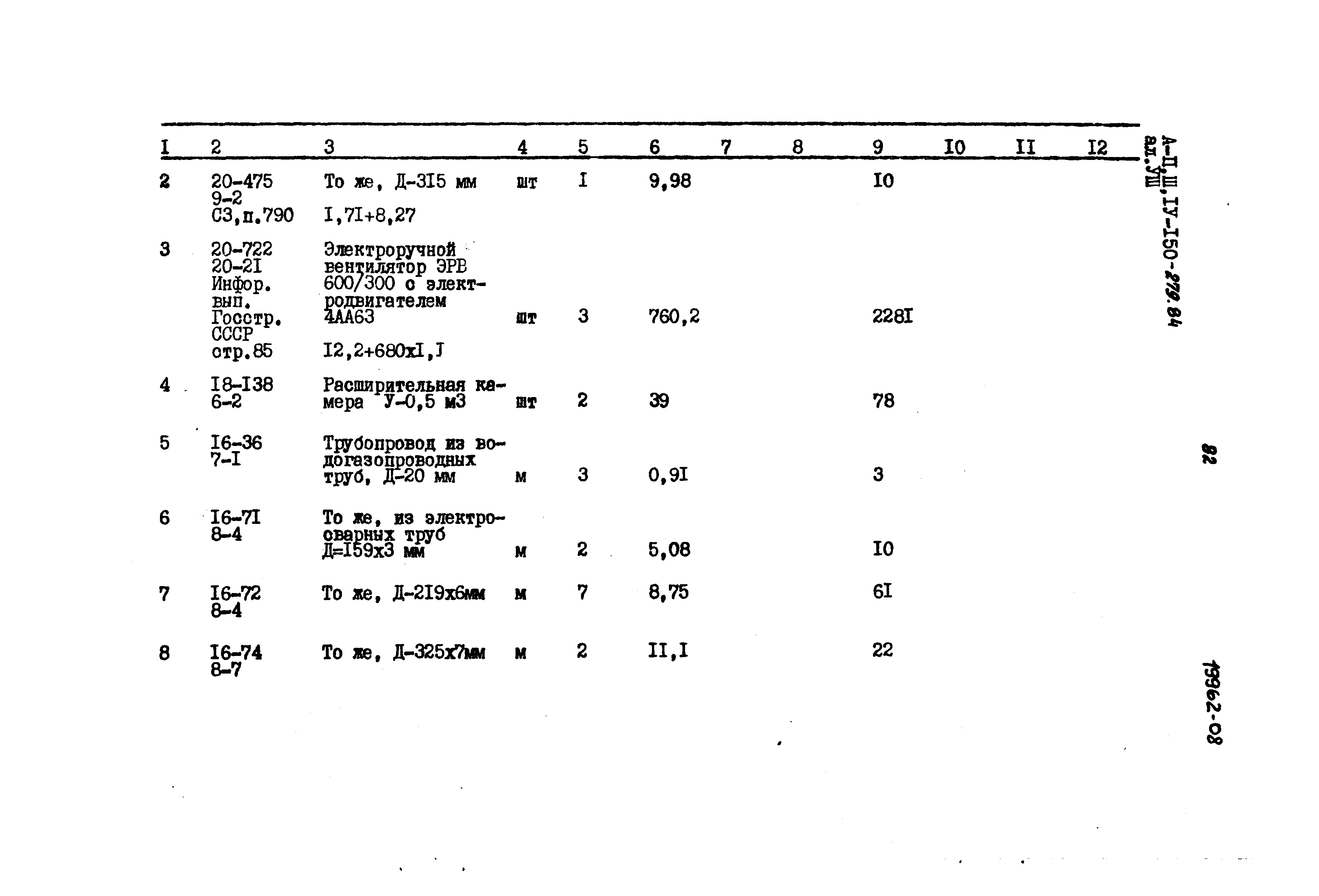 Типовой проект A-II,III,IV-150-279.84