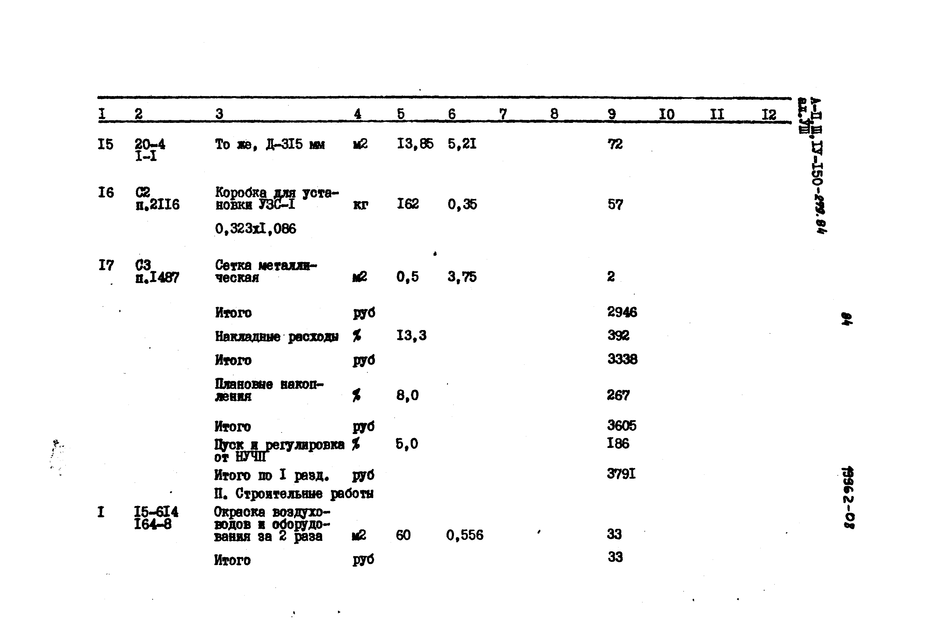 Типовой проект A-II,III,IV-150-279.84