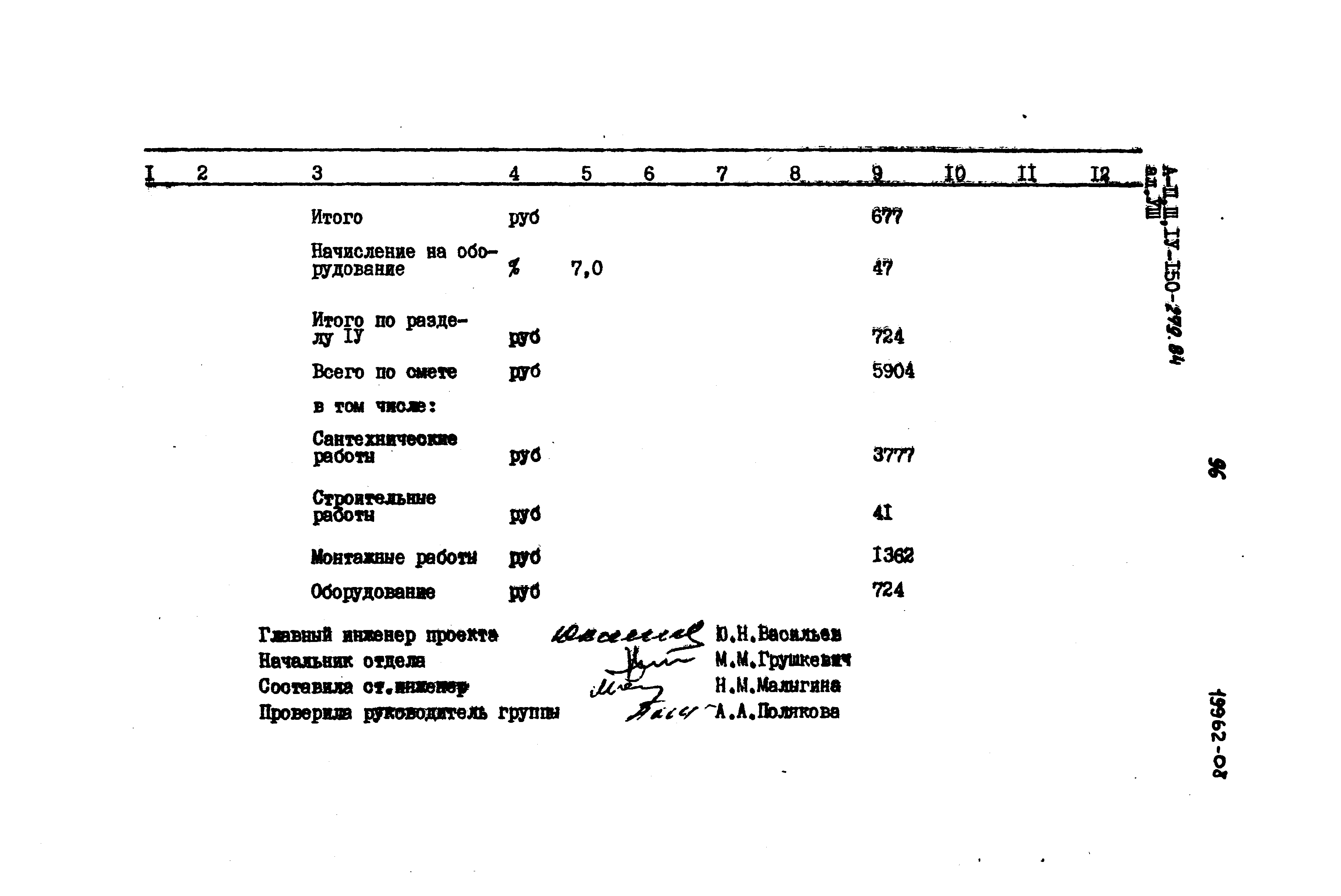 Типовой проект A-II,III,IV-150-279.84