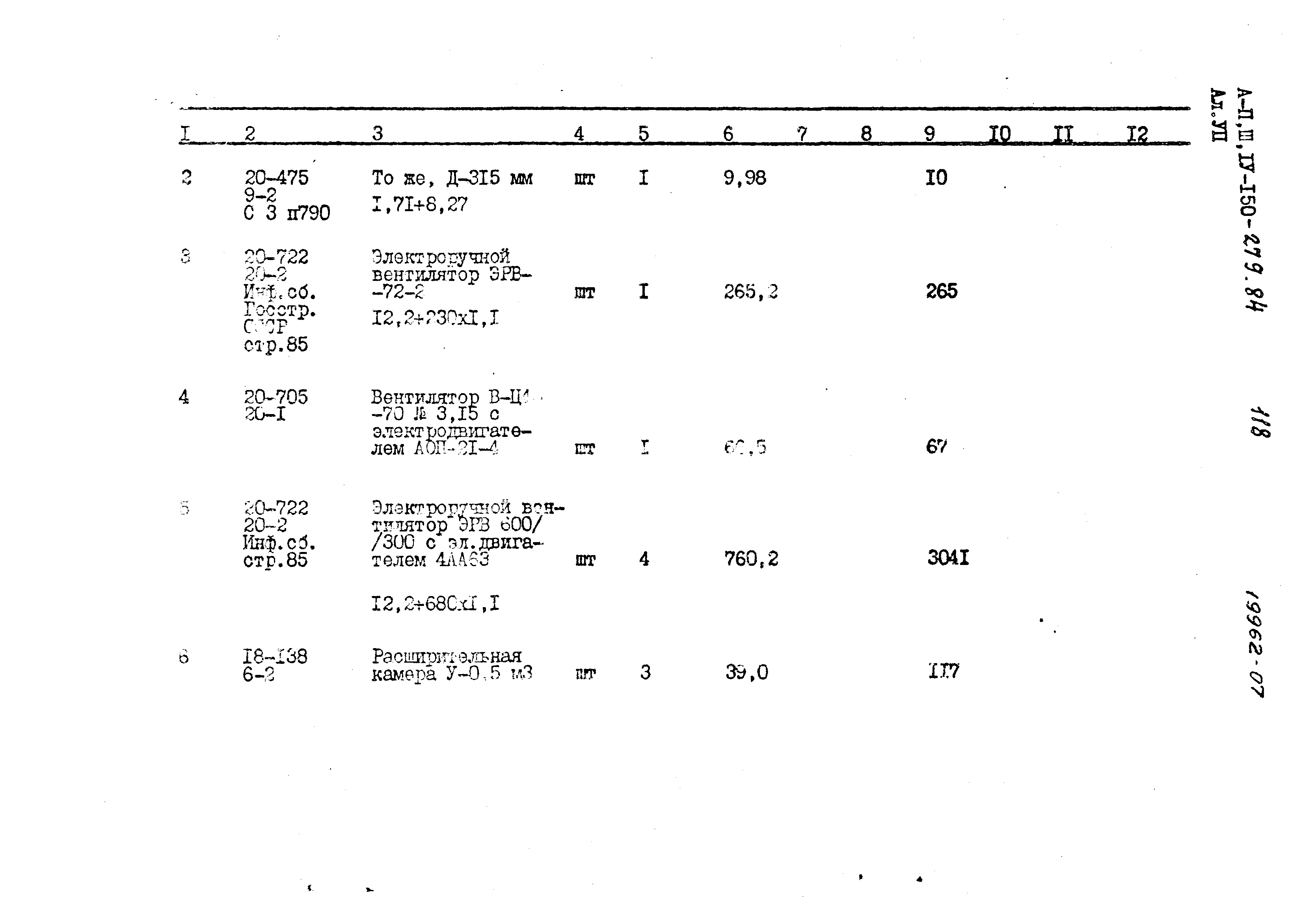 Типовой проект A-II,III,IV-150-279.84