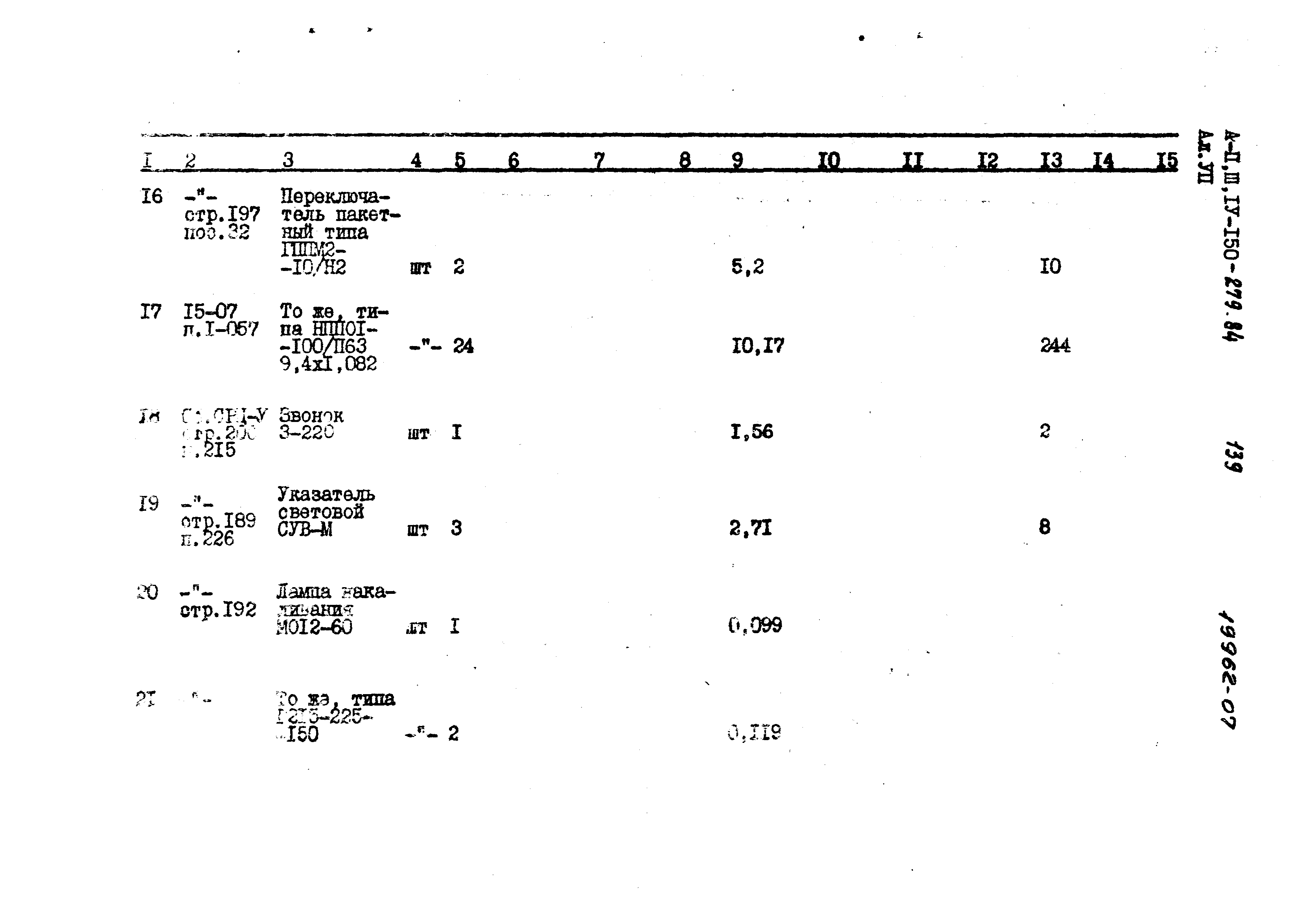 Типовой проект A-II,III,IV-150-279.84