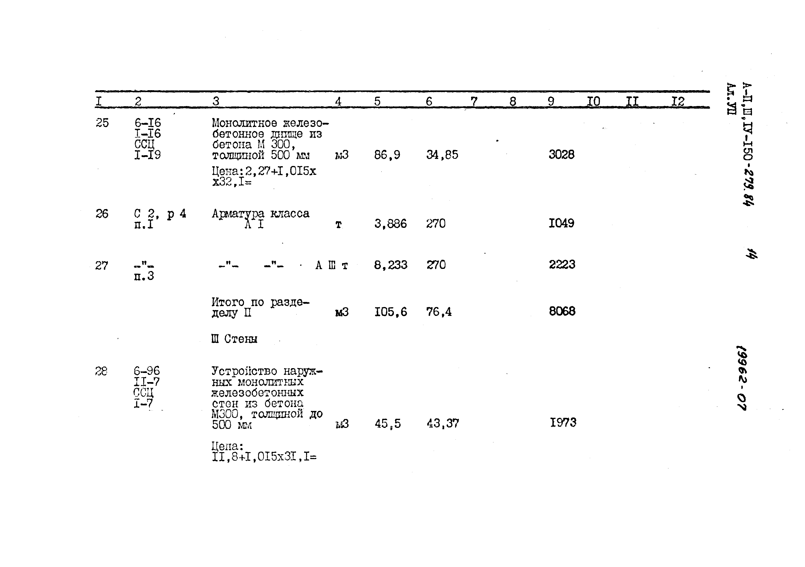 Типовой проект A-II,III,IV-150-279.84