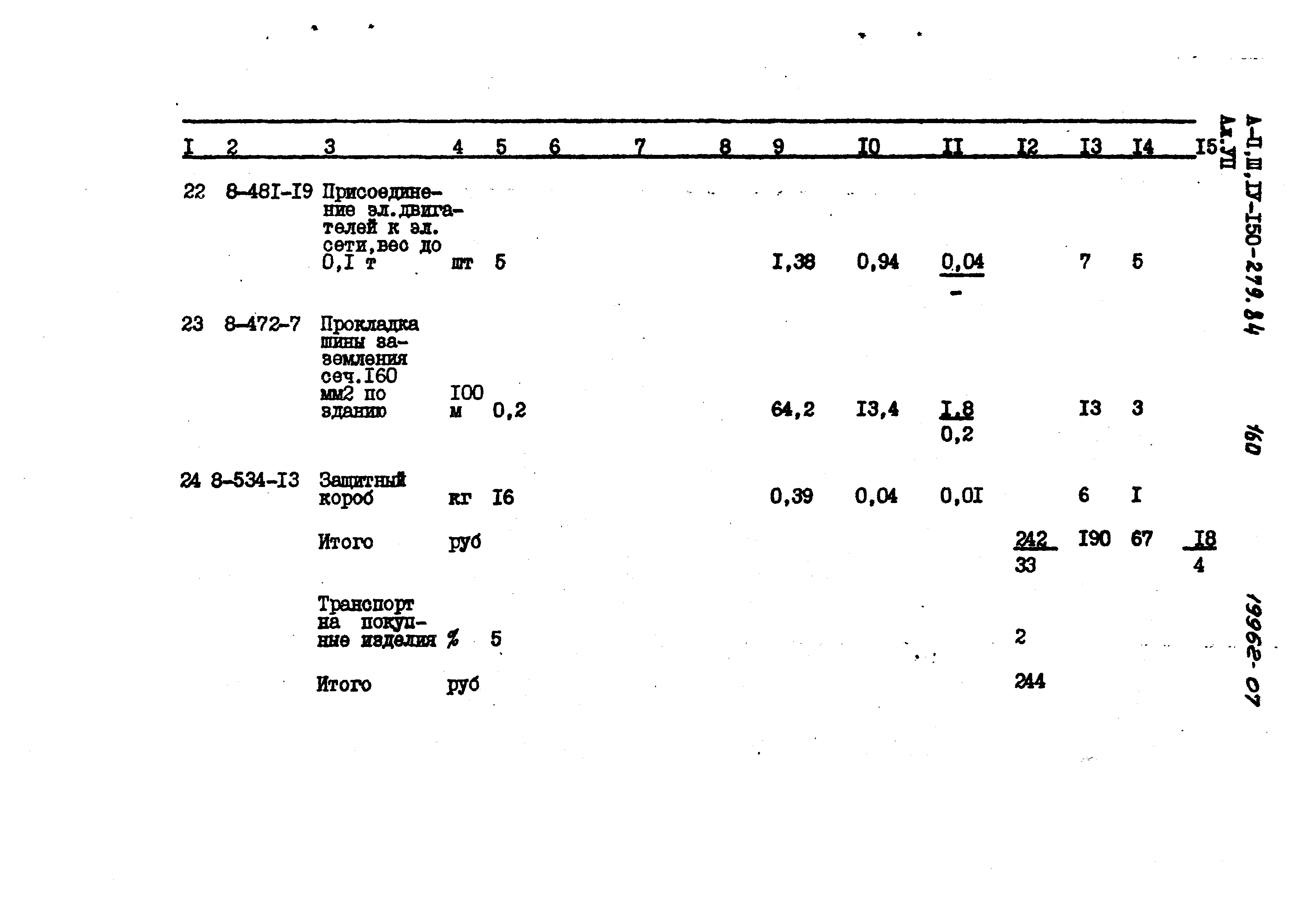 Типовой проект A-II,III,IV-150-279.84