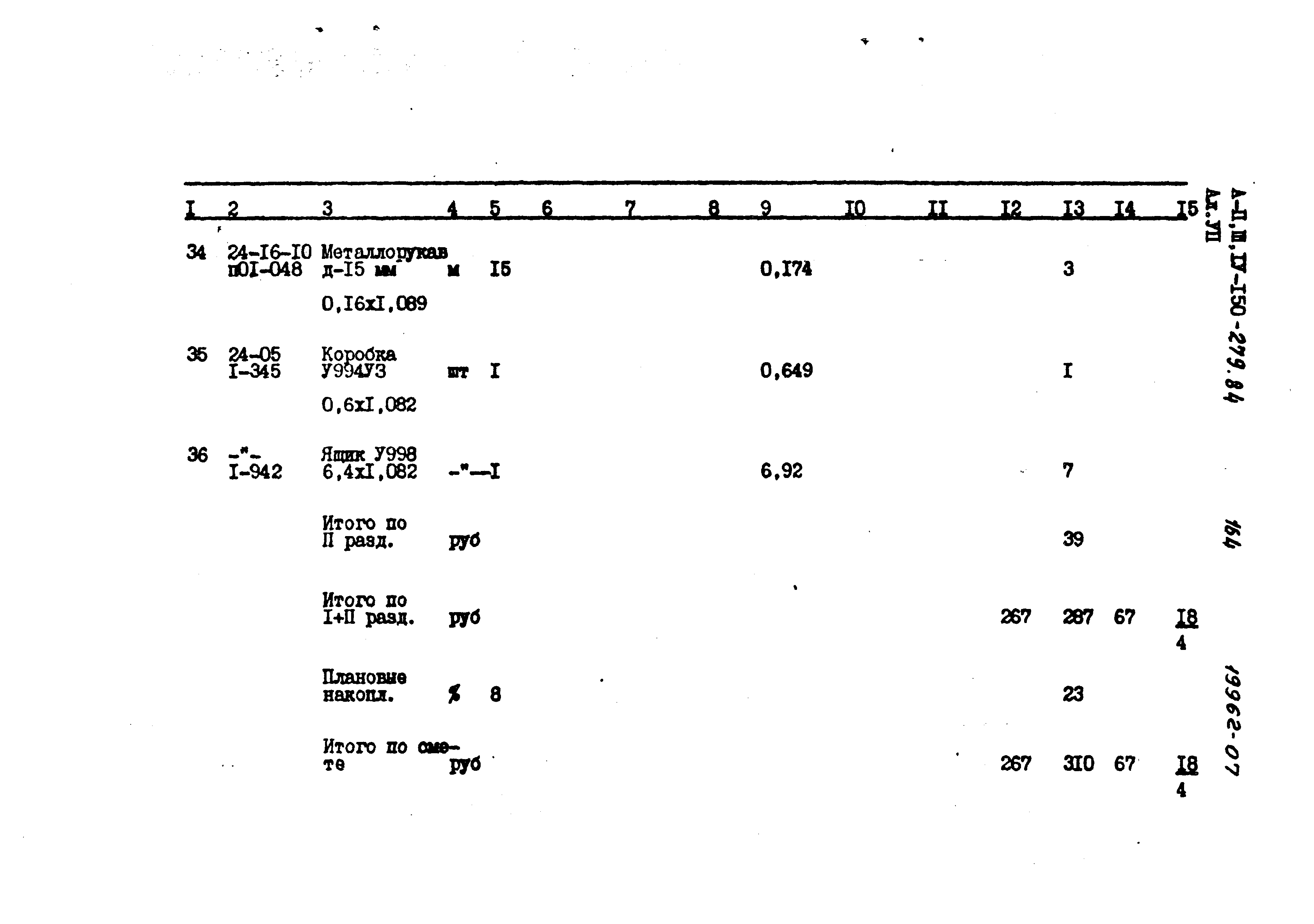 Типовой проект A-II,III,IV-150-279.84