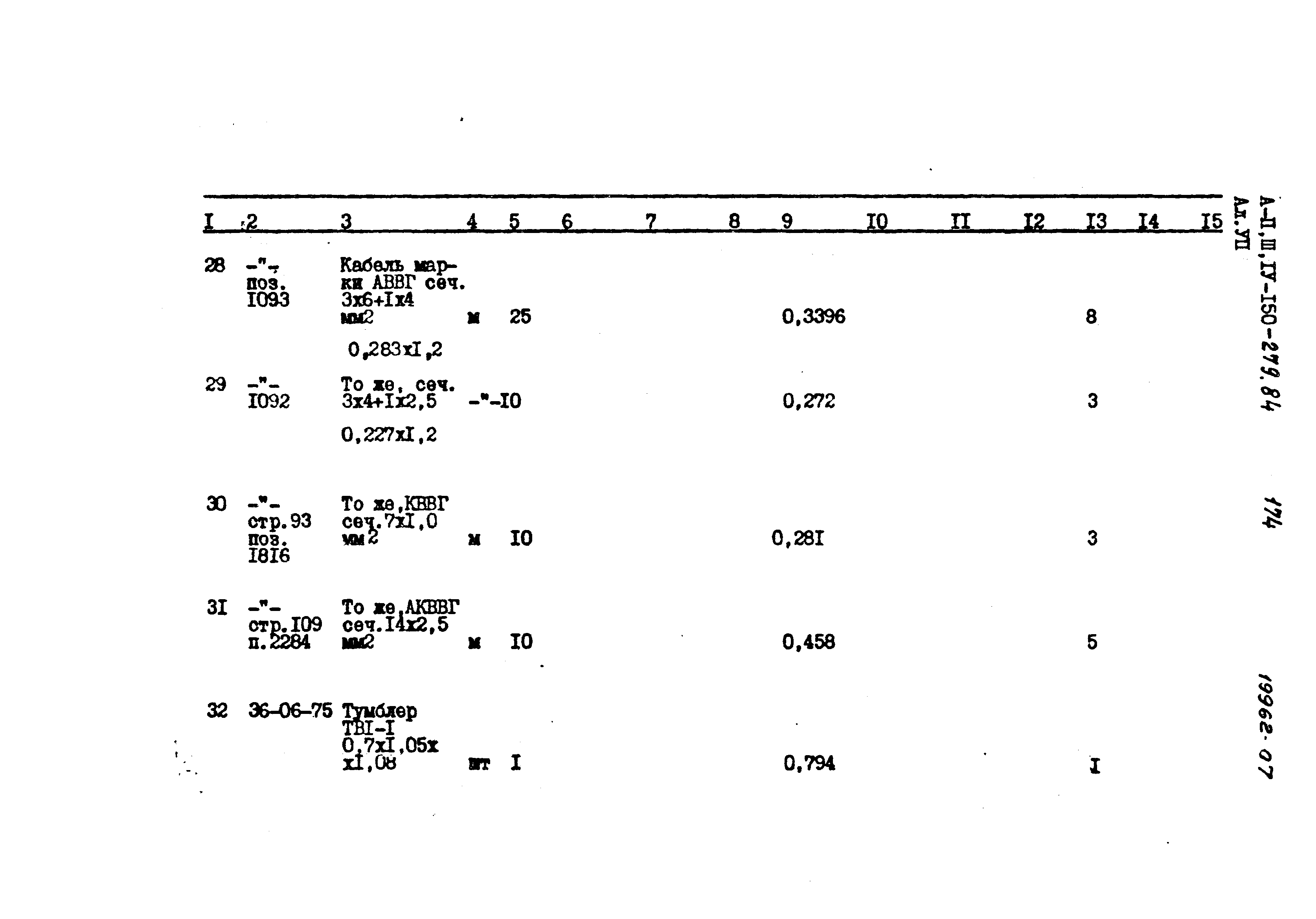 Типовой проект A-II,III,IV-150-279.84