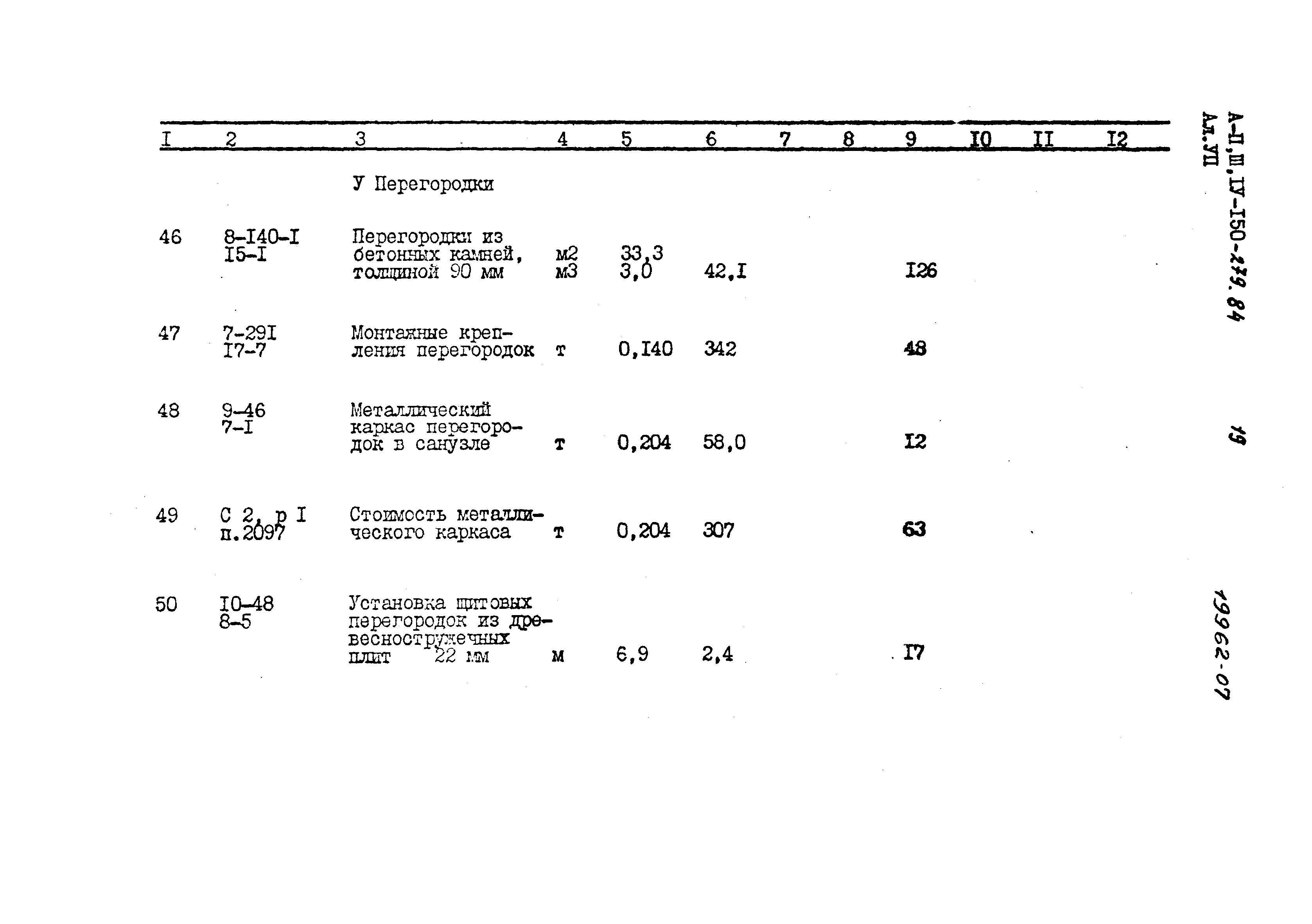 Типовой проект A-II,III,IV-150-279.84