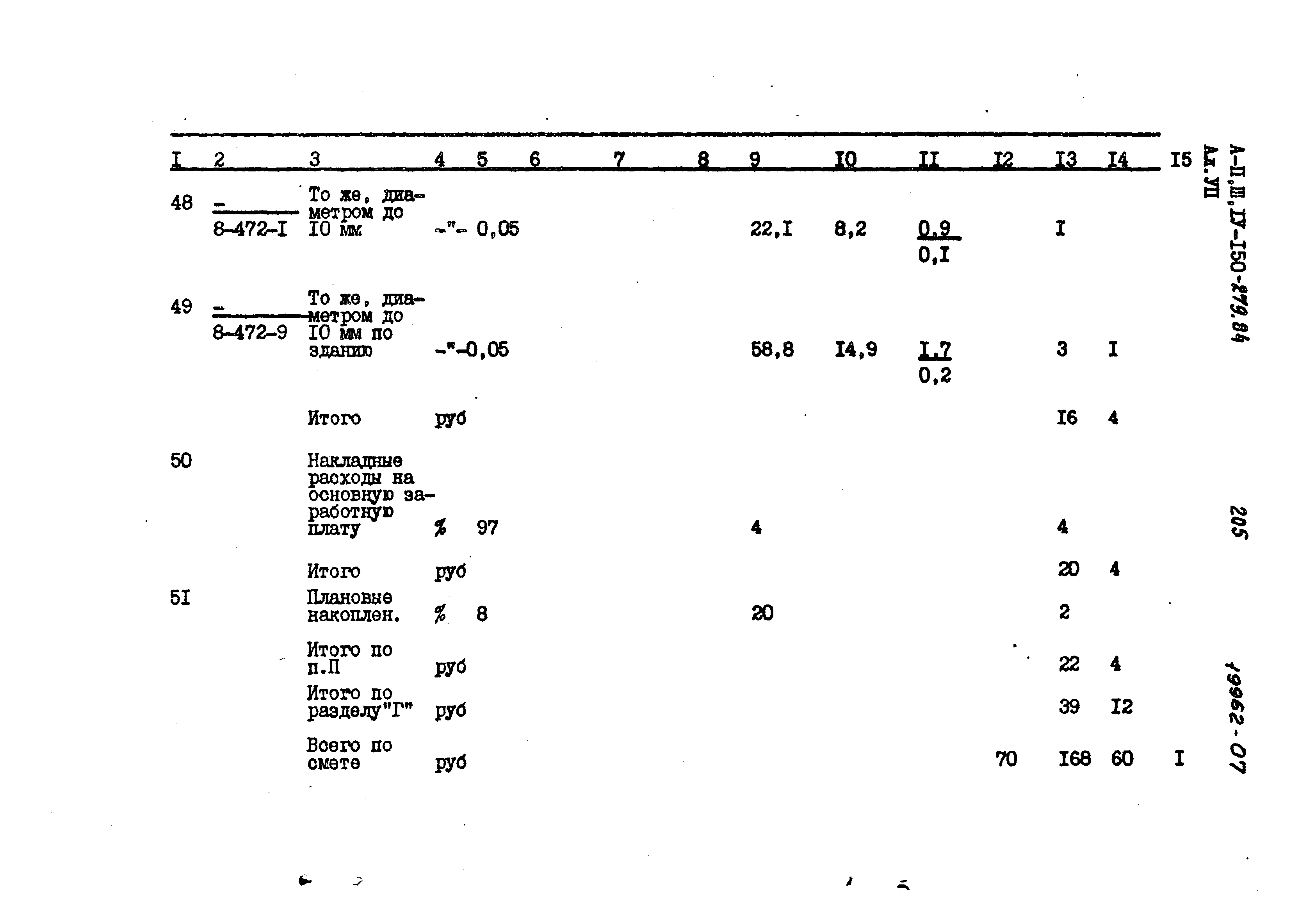 Типовой проект A-II,III,IV-150-279.84