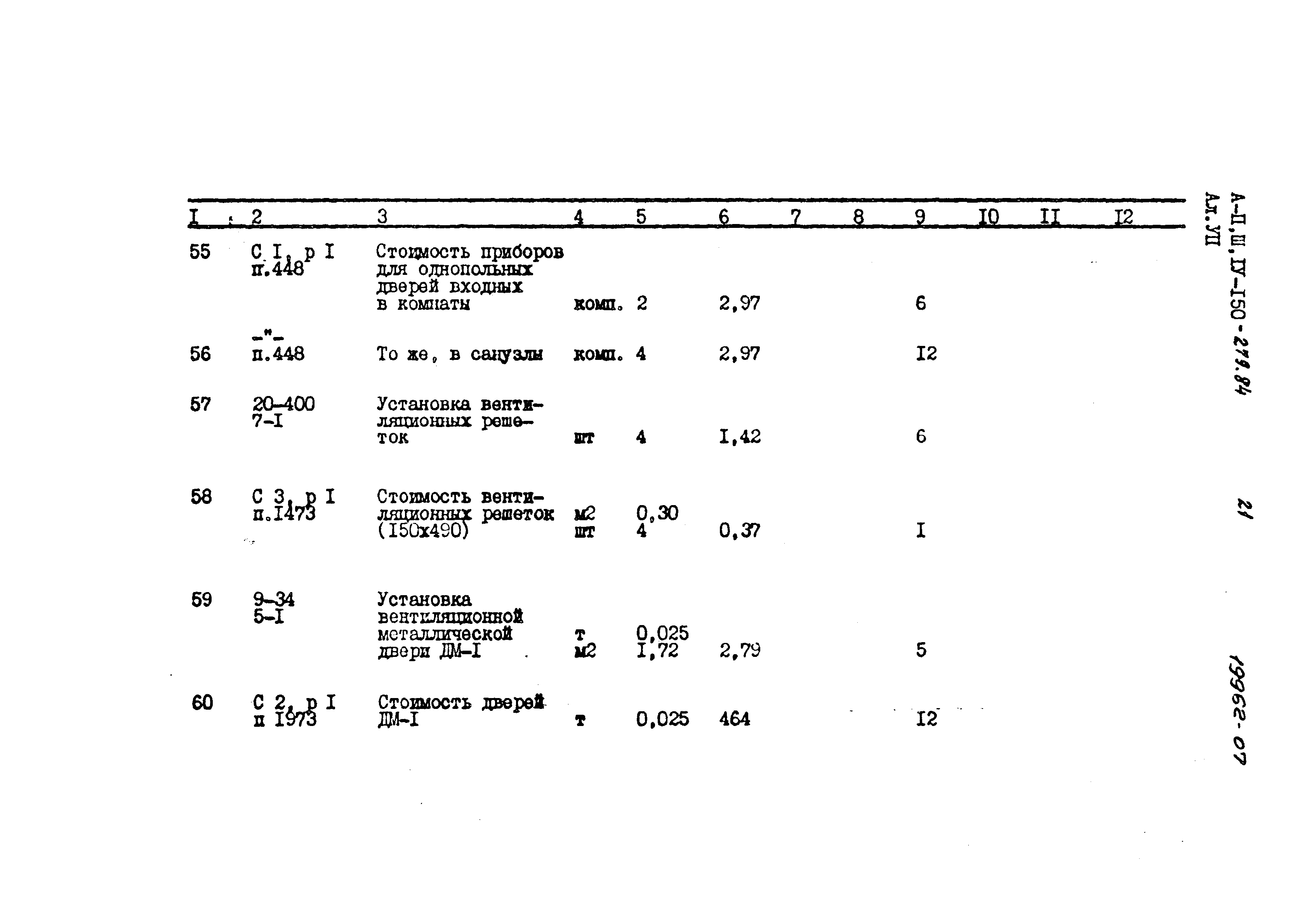 Типовой проект A-II,III,IV-150-279.84