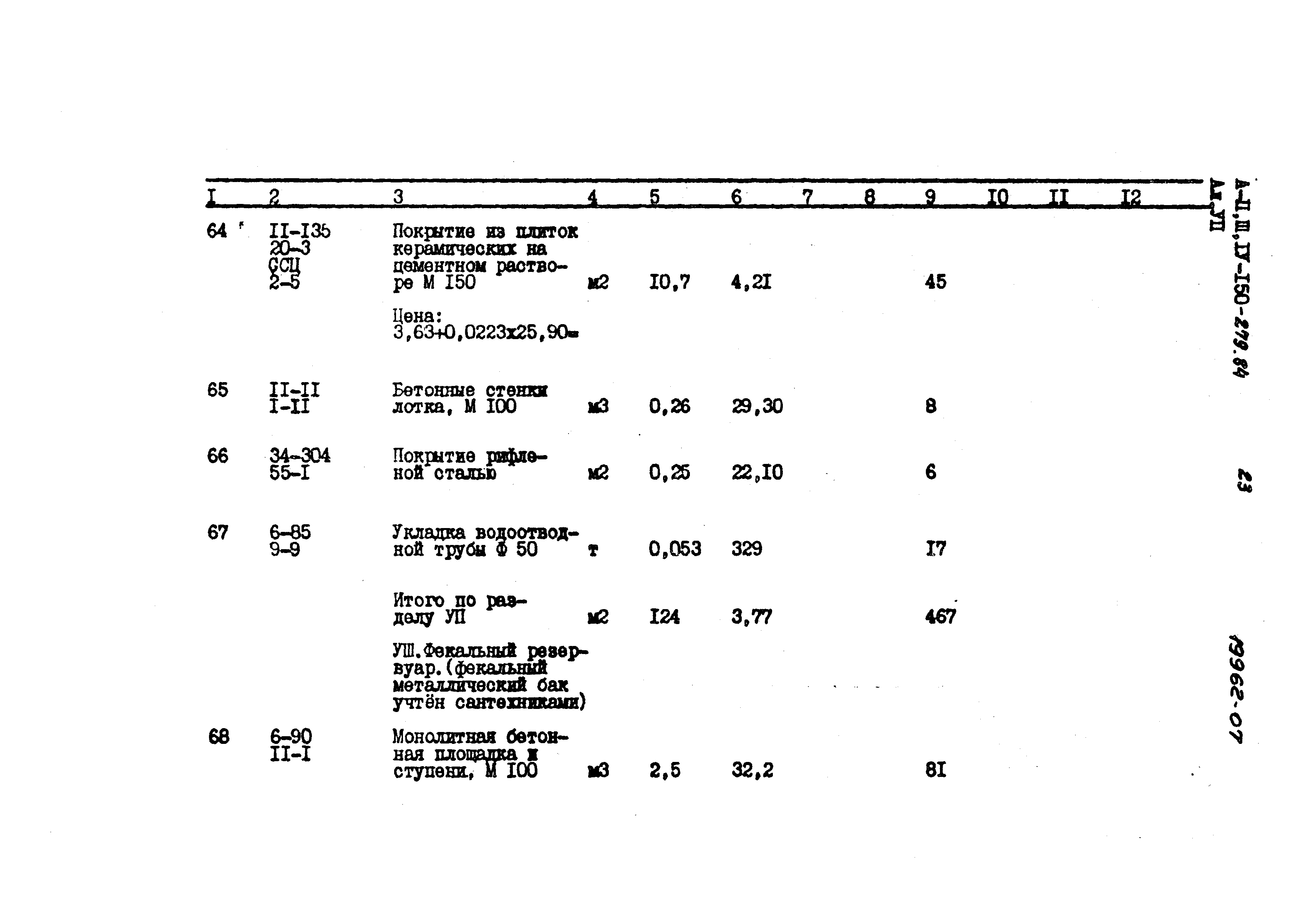 Типовой проект A-II,III,IV-150-279.84