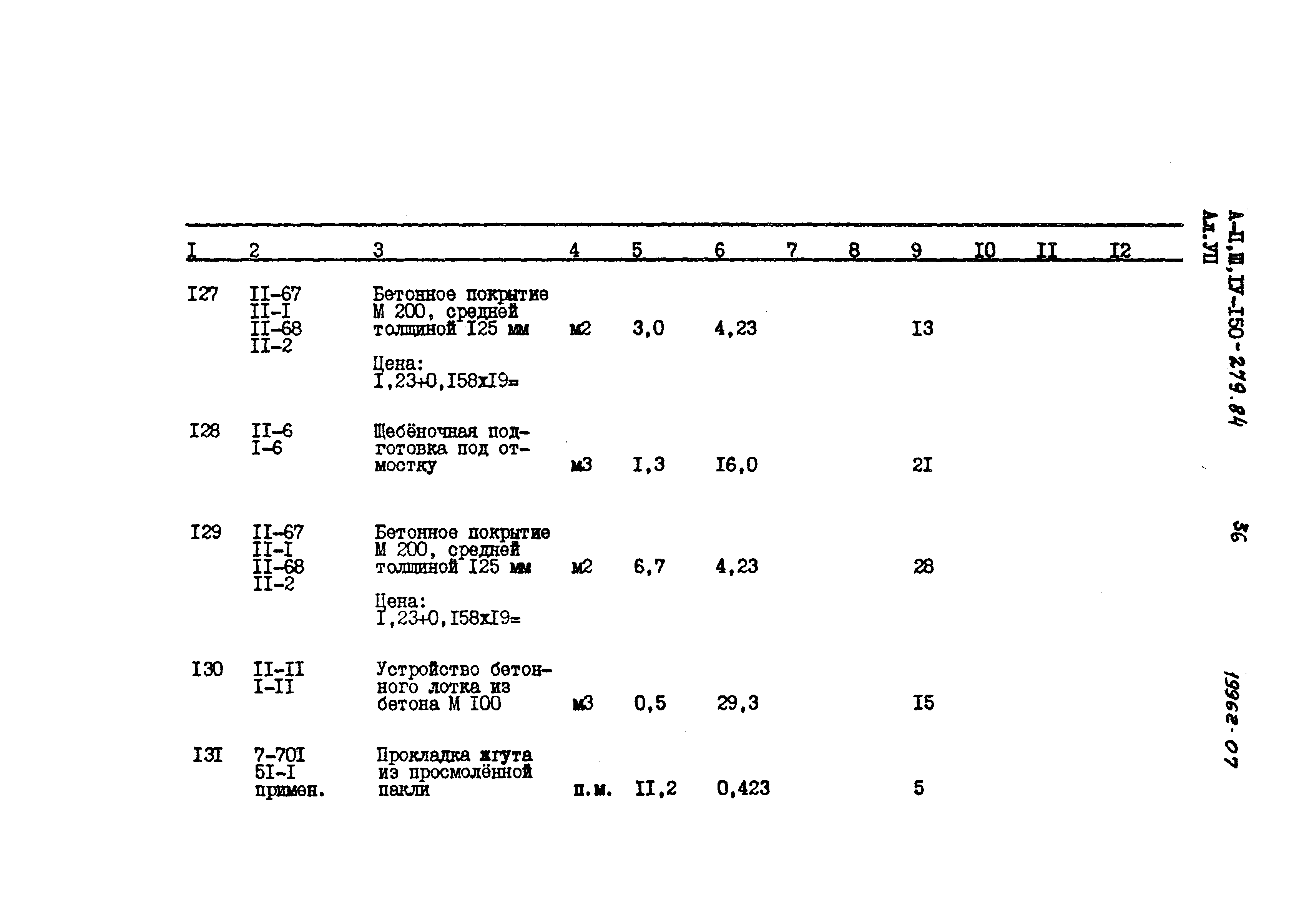 Типовой проект A-II,III,IV-150-279.84