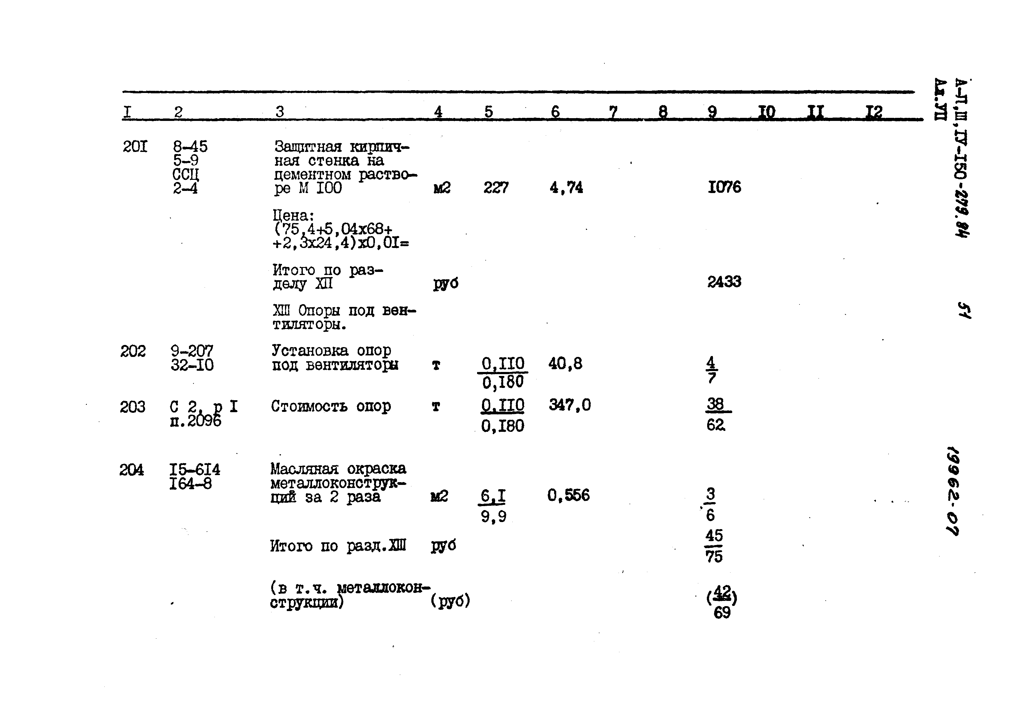 Типовой проект A-II,III,IV-150-279.84