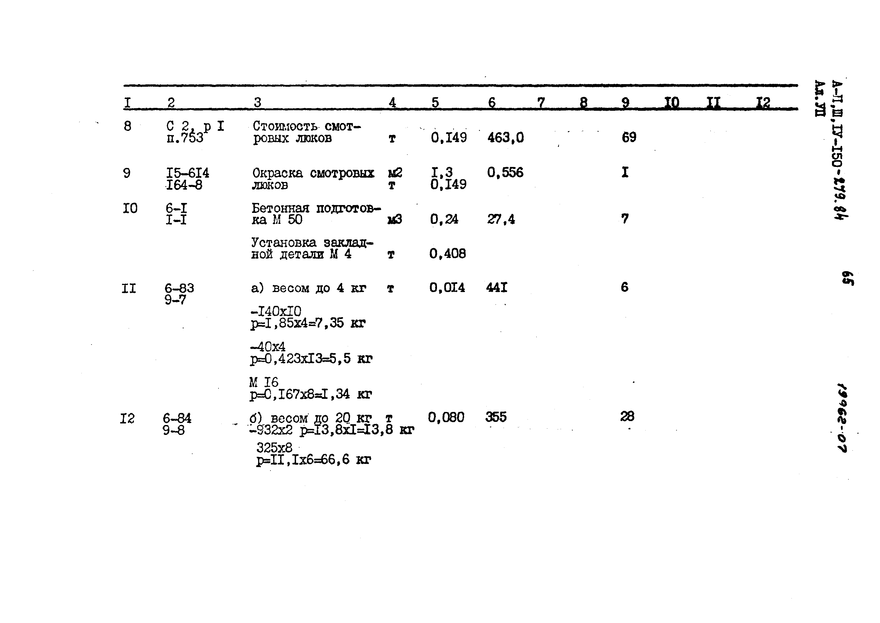 Типовой проект A-II,III,IV-150-279.84