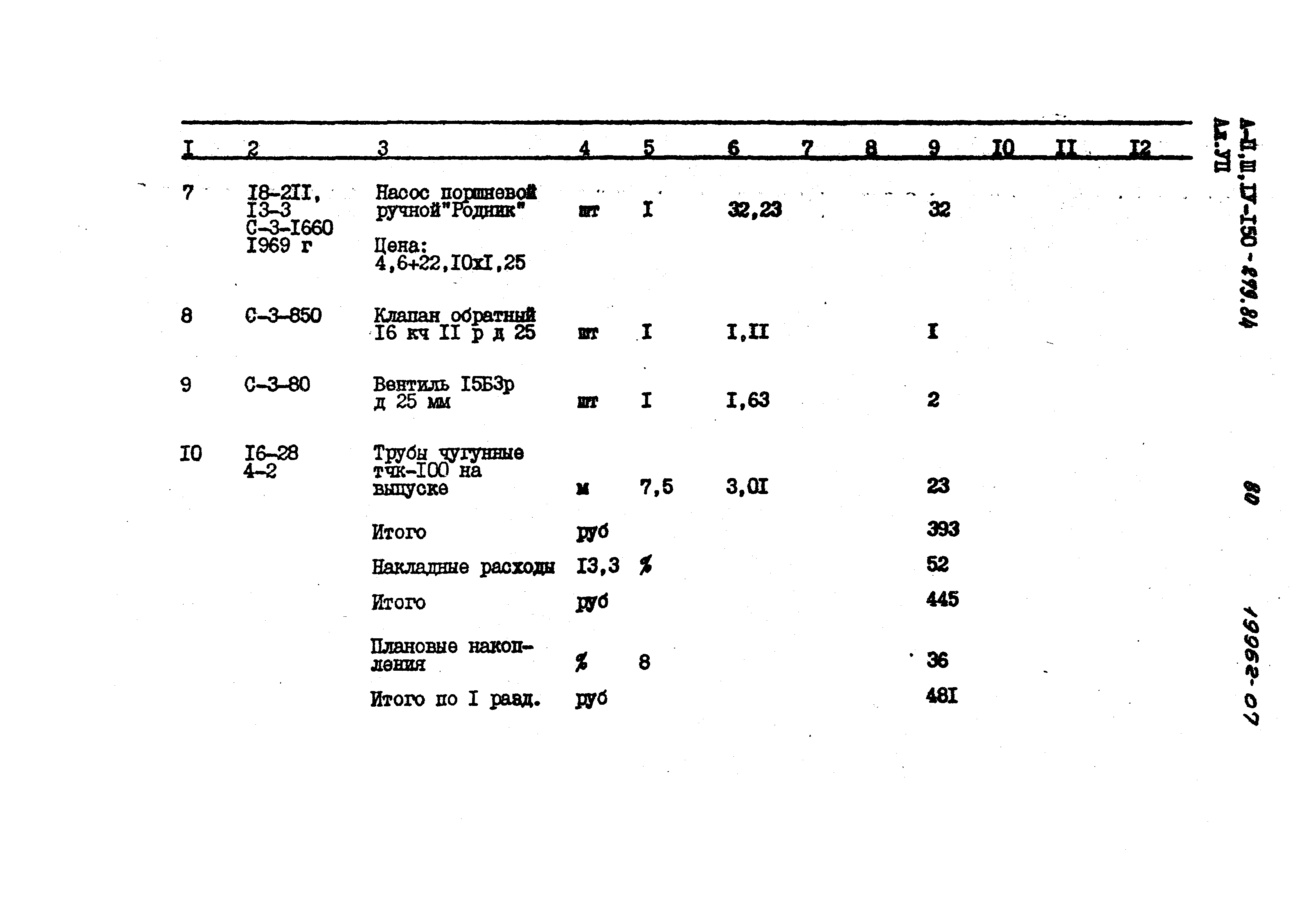 Типовой проект A-II,III,IV-150-279.84