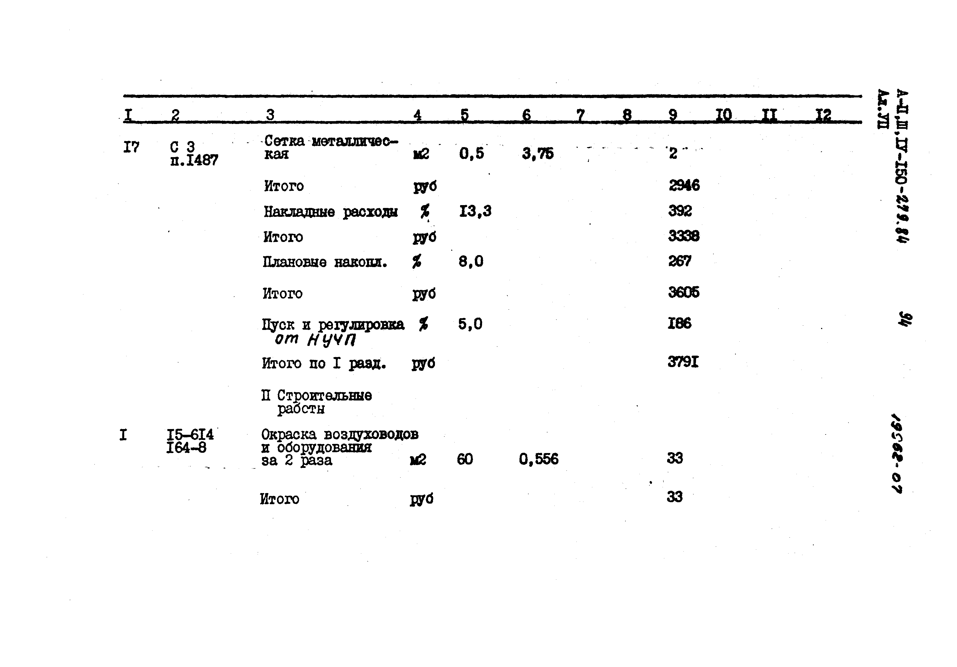 Типовой проект A-II,III,IV-150-279.84