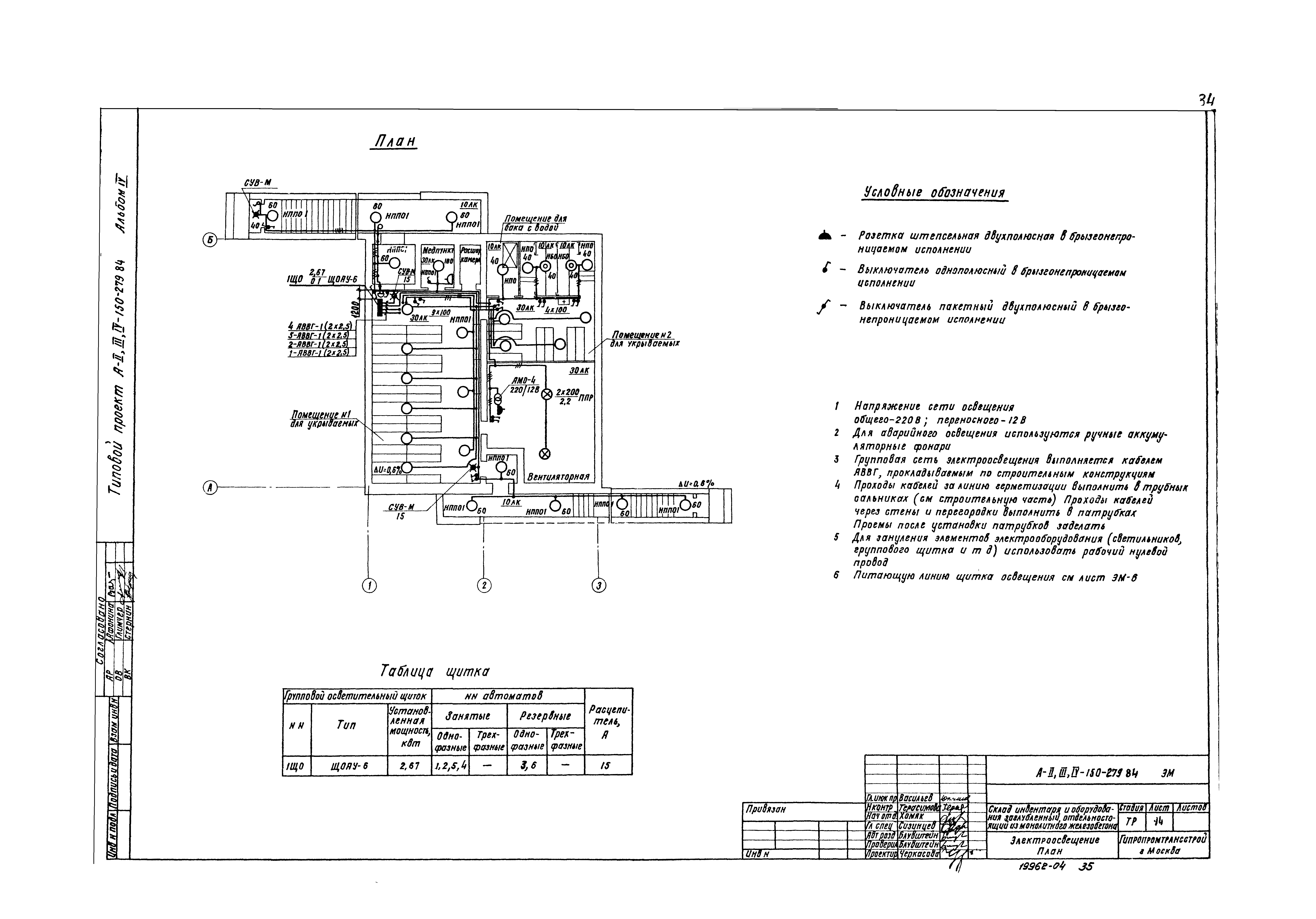 Типовой проект A-II,III,IV-150-279.84