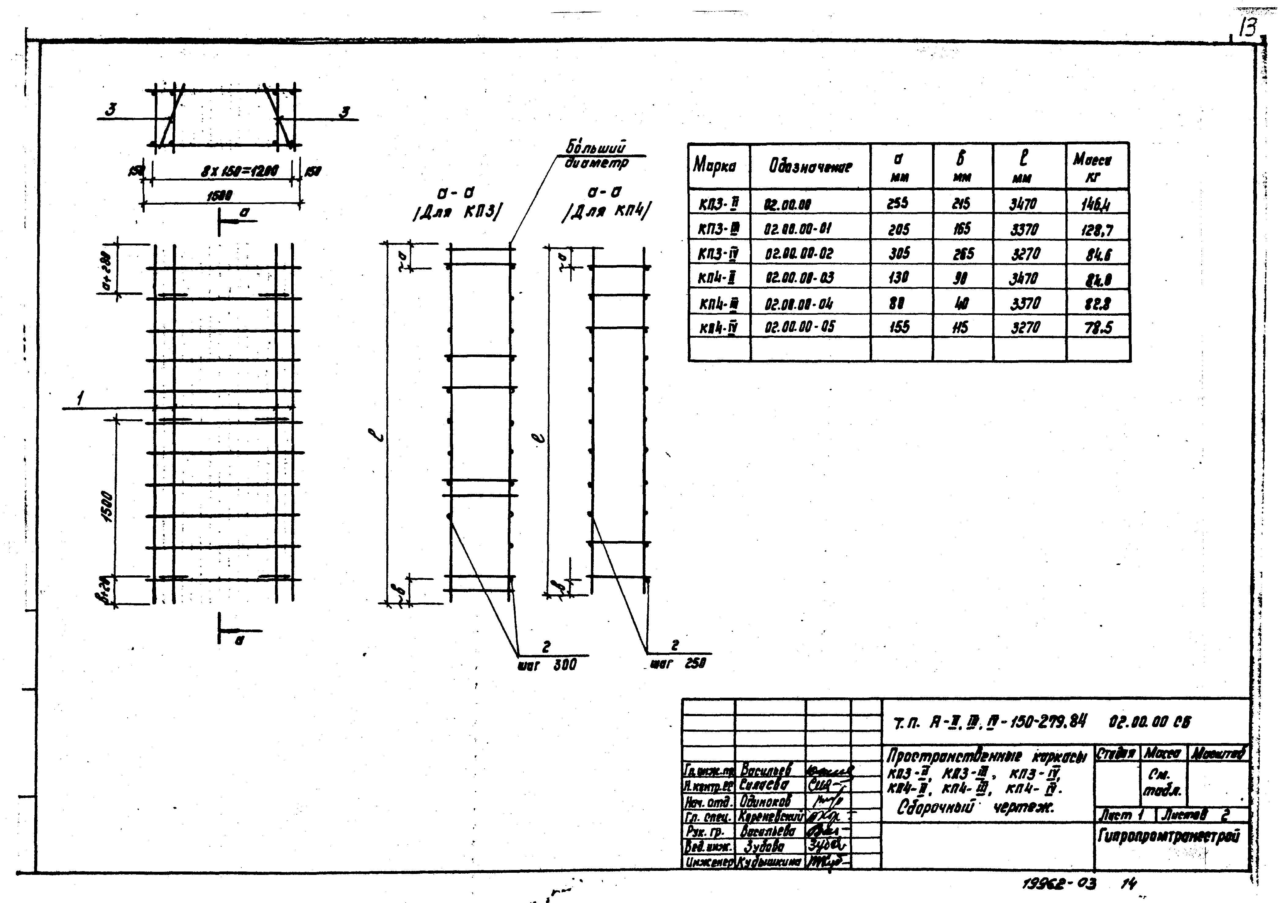 Типовой проект A-II,III,IV-150-279.84