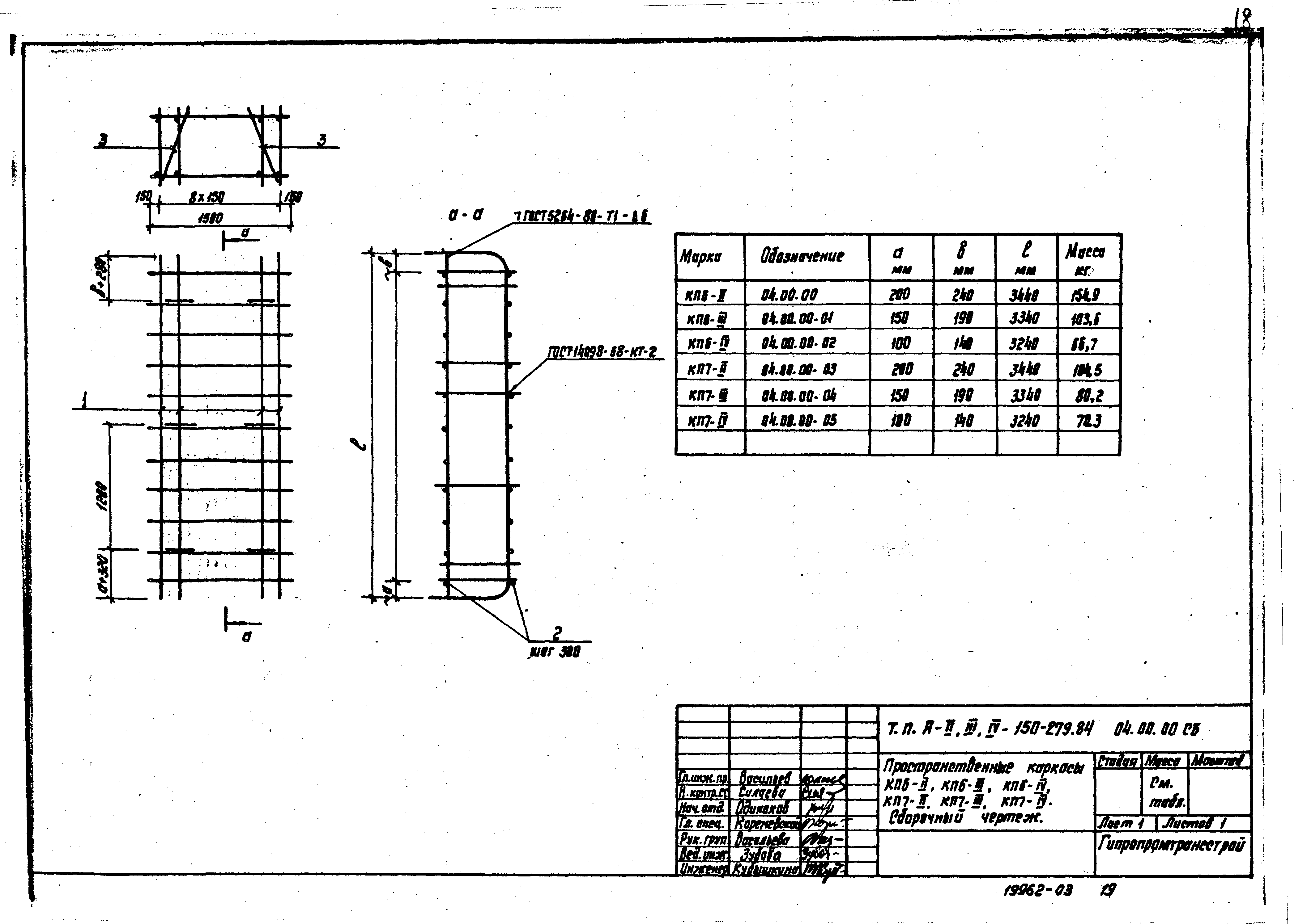 Типовой проект A-II,III,IV-150-279.84