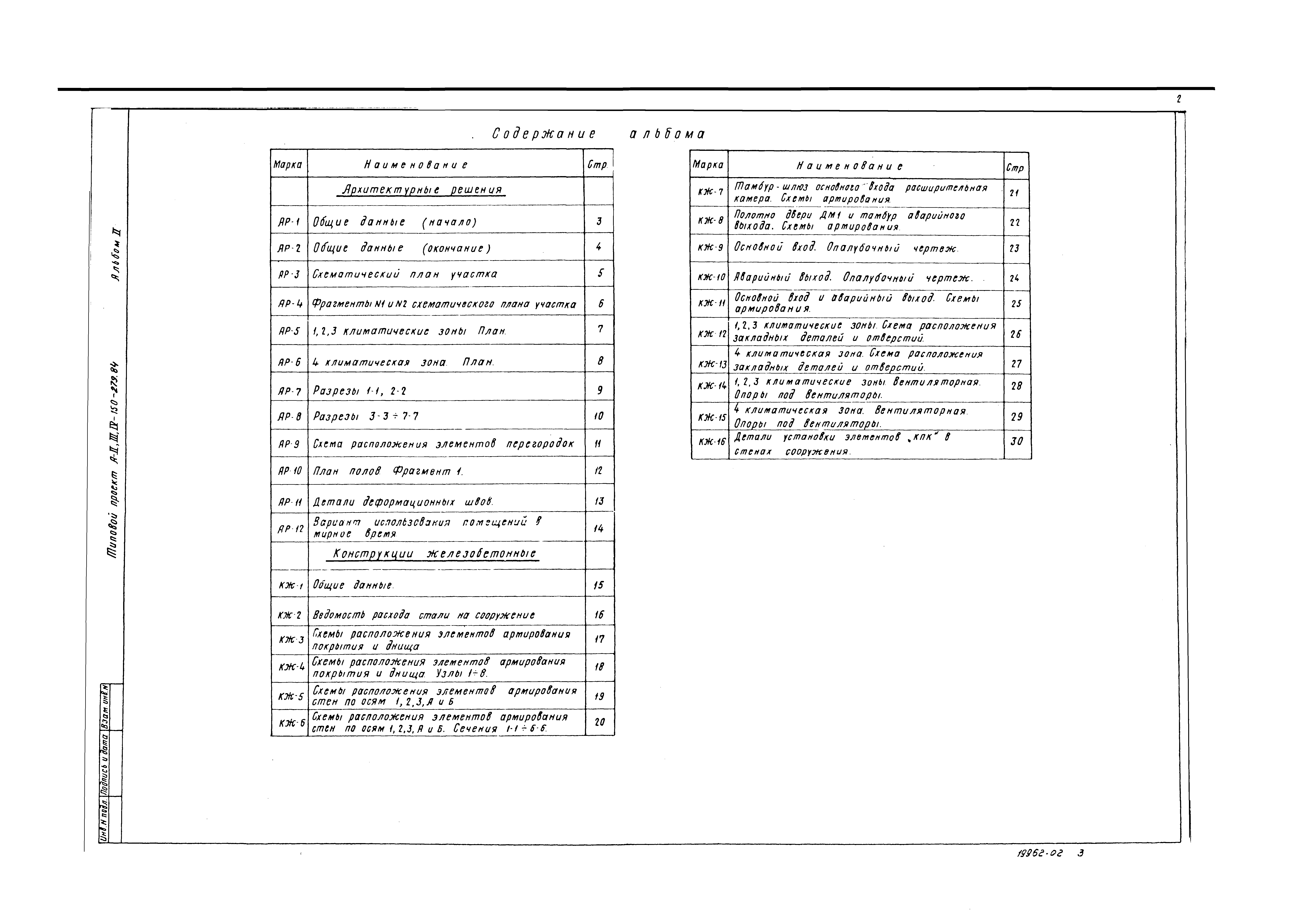 Типовой проект A-II,III,IV-150-279.84